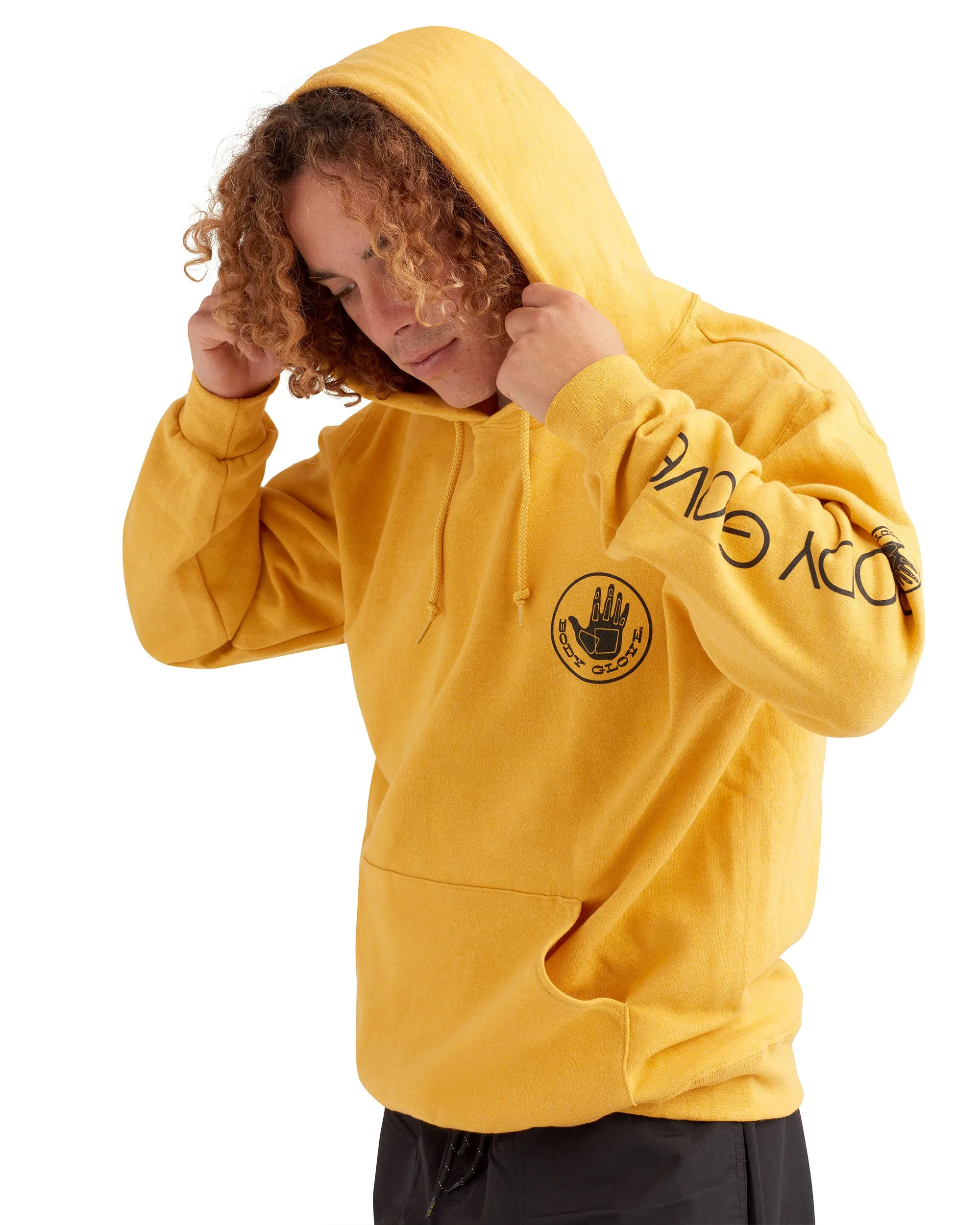 Heritage Pullover Fleece Hoodie - Mustard Heather sold by Body Glove product image thumbnail 2