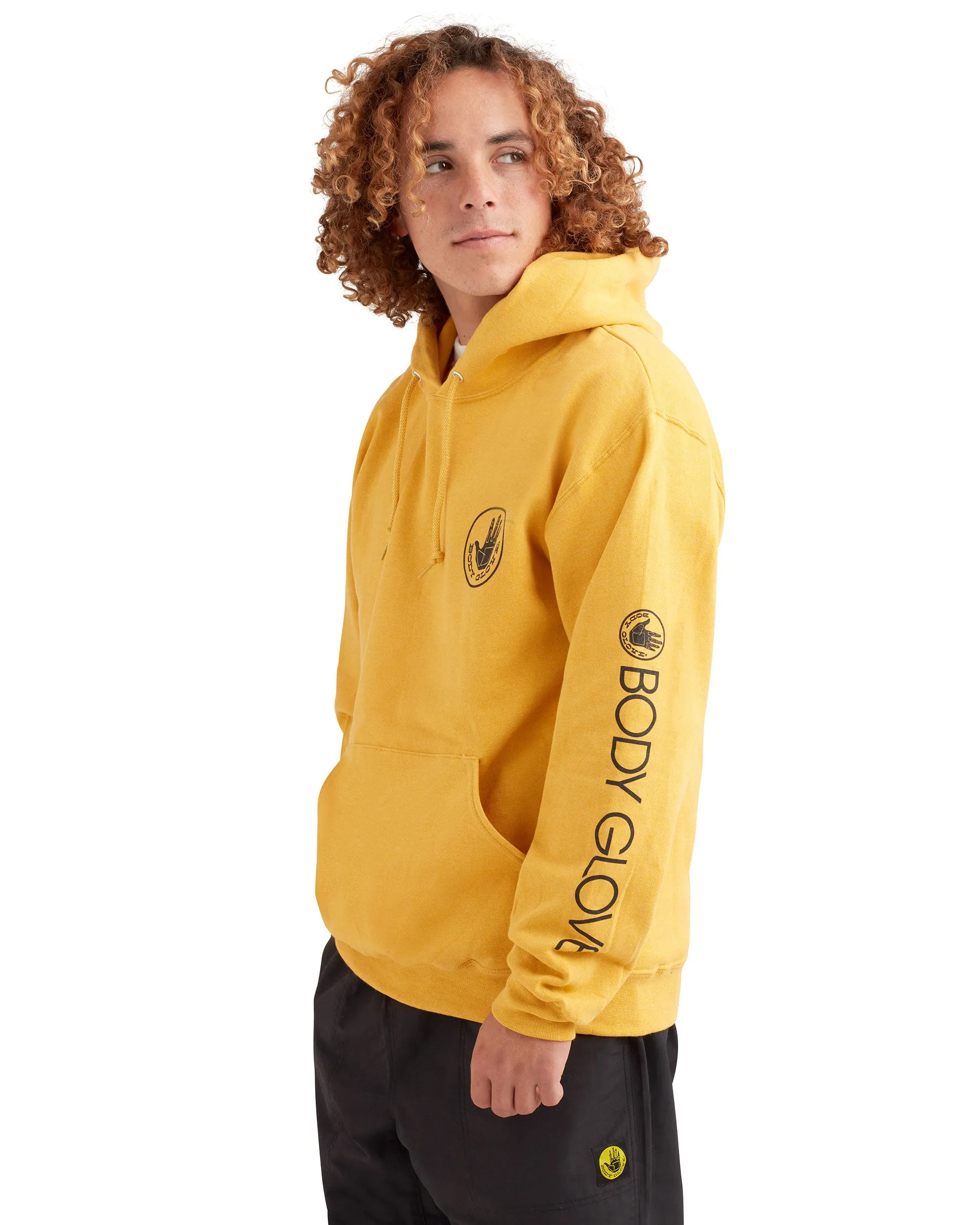 Heritage Pullover Fleece Hoodie - Mustard Heather sold by Body Glove product image thumbnail 4