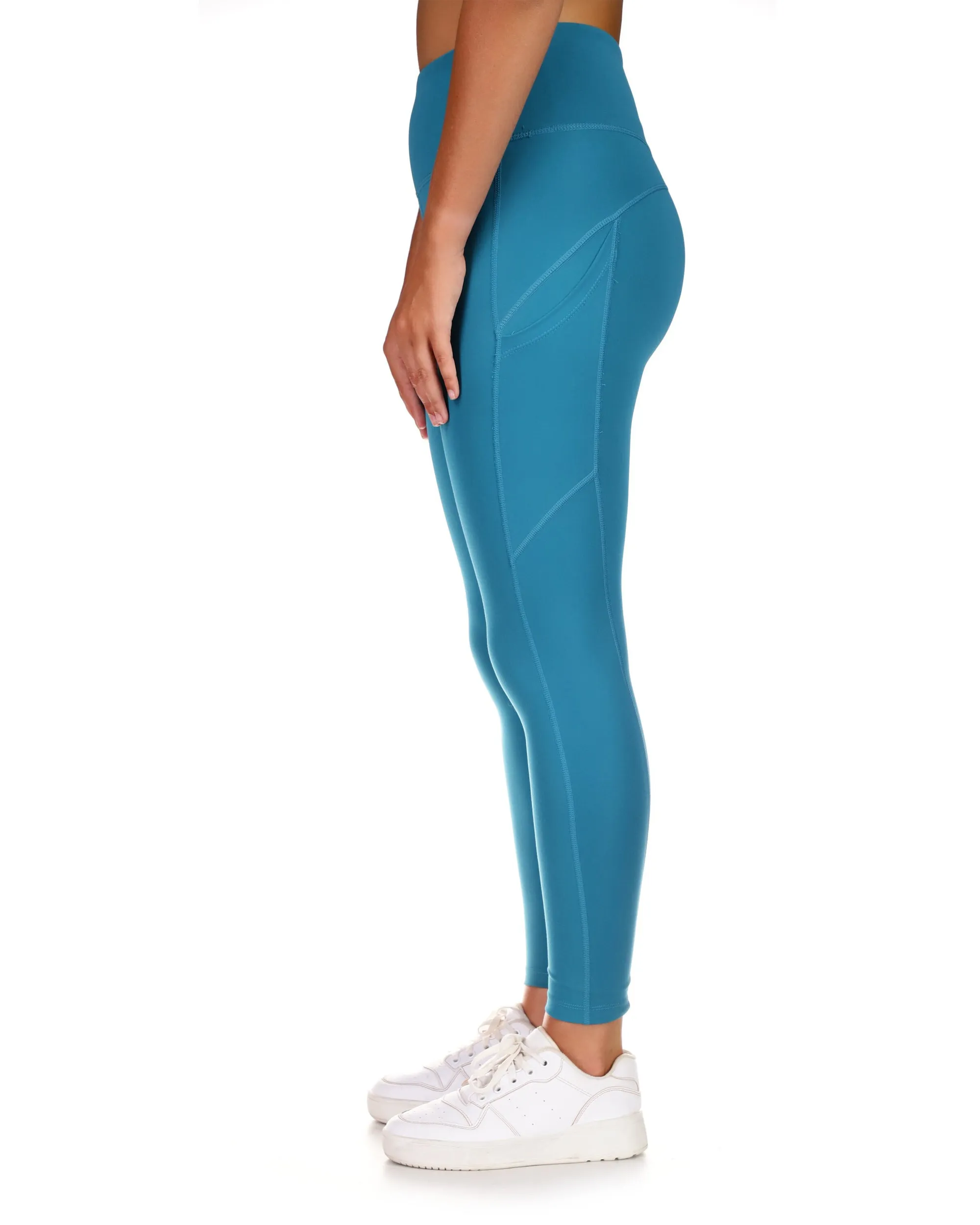 Motion 7/8 High-Rise Legging - Teal sold by Body Glove product image thumbnail 2