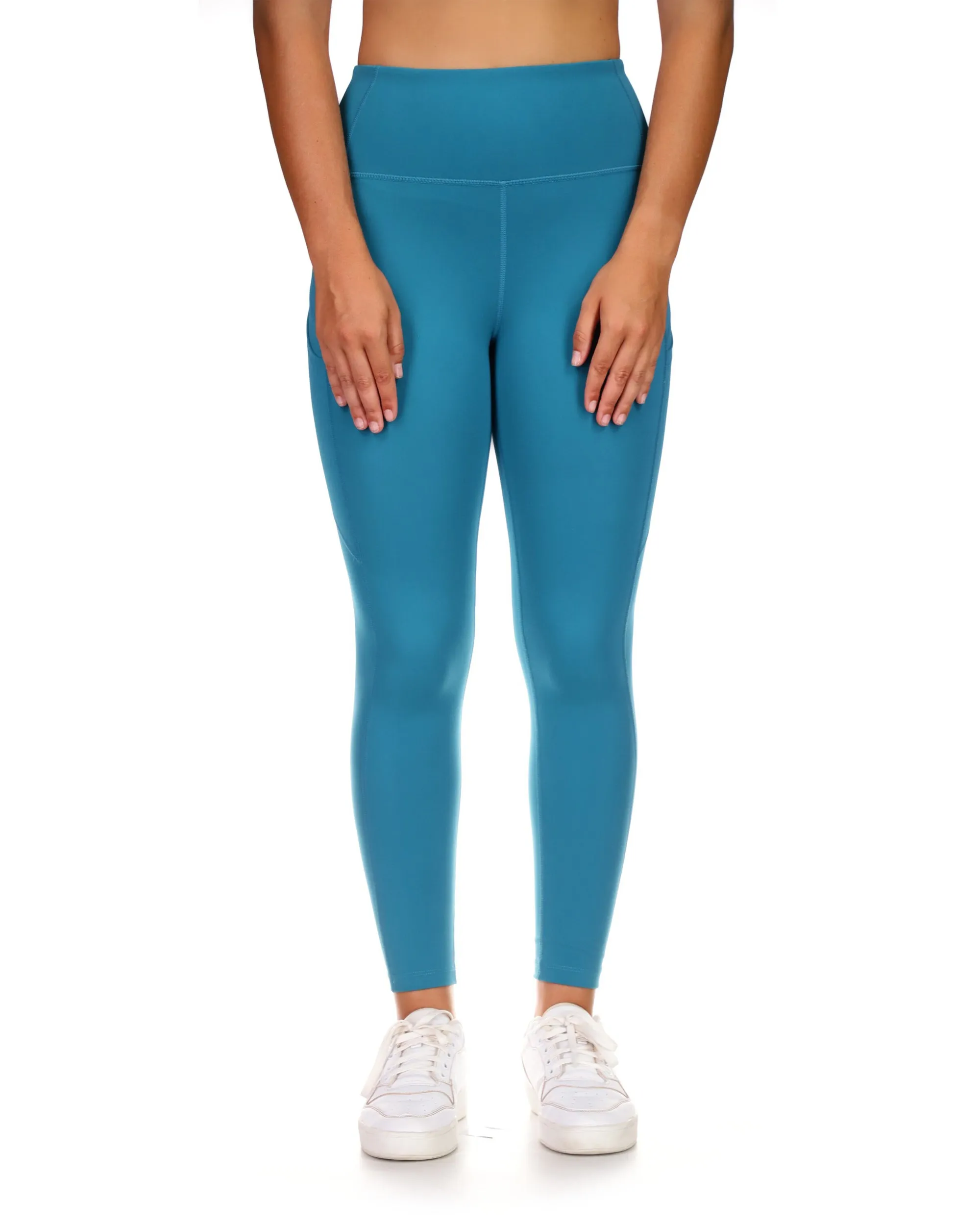 Motion 7/8 High-Rise Legging - Teal sold by Body Glove
