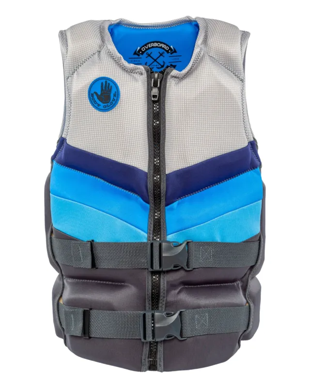 Men's Overboard USCGA + TSC Ride PFD - Grey/Blue sold by Body Glove