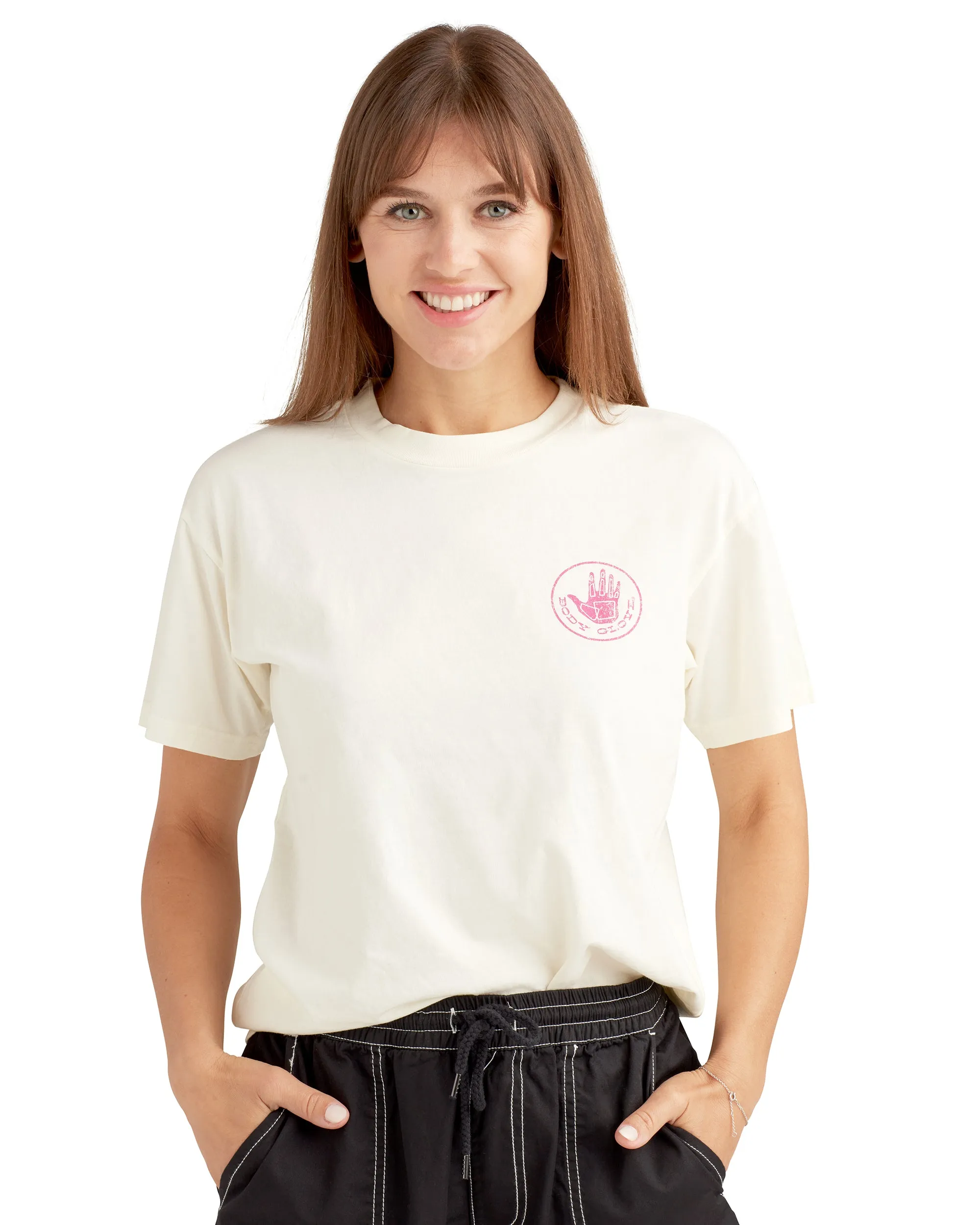 Hermosa Beach '53 Relaxed Fit Crop T-Shirt - Cream sold by Body Glove product image thumbnail 2