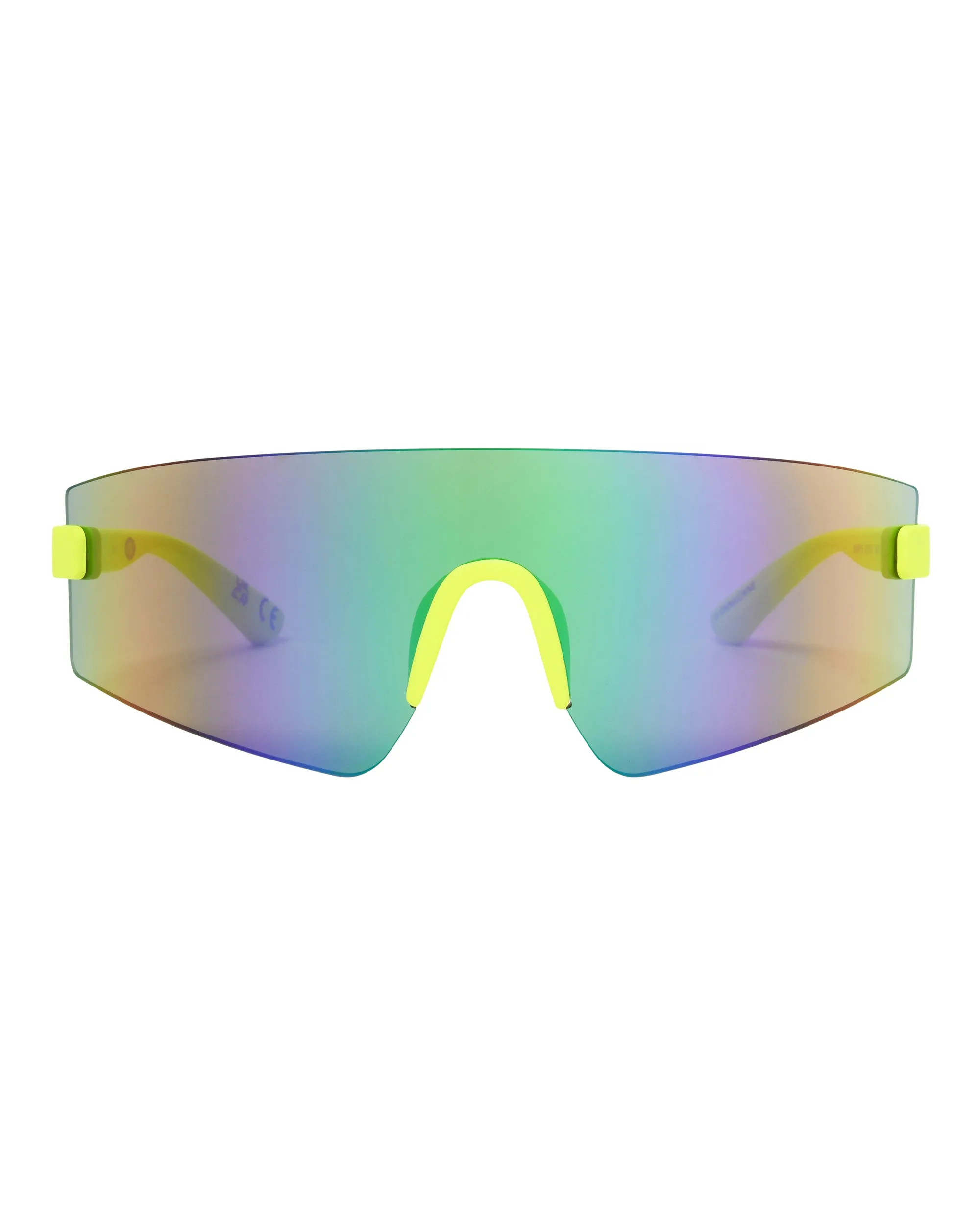Vibez Rimless Shield Sunglasses - Neon Citron sold by Body Glove product image thumbnail 2