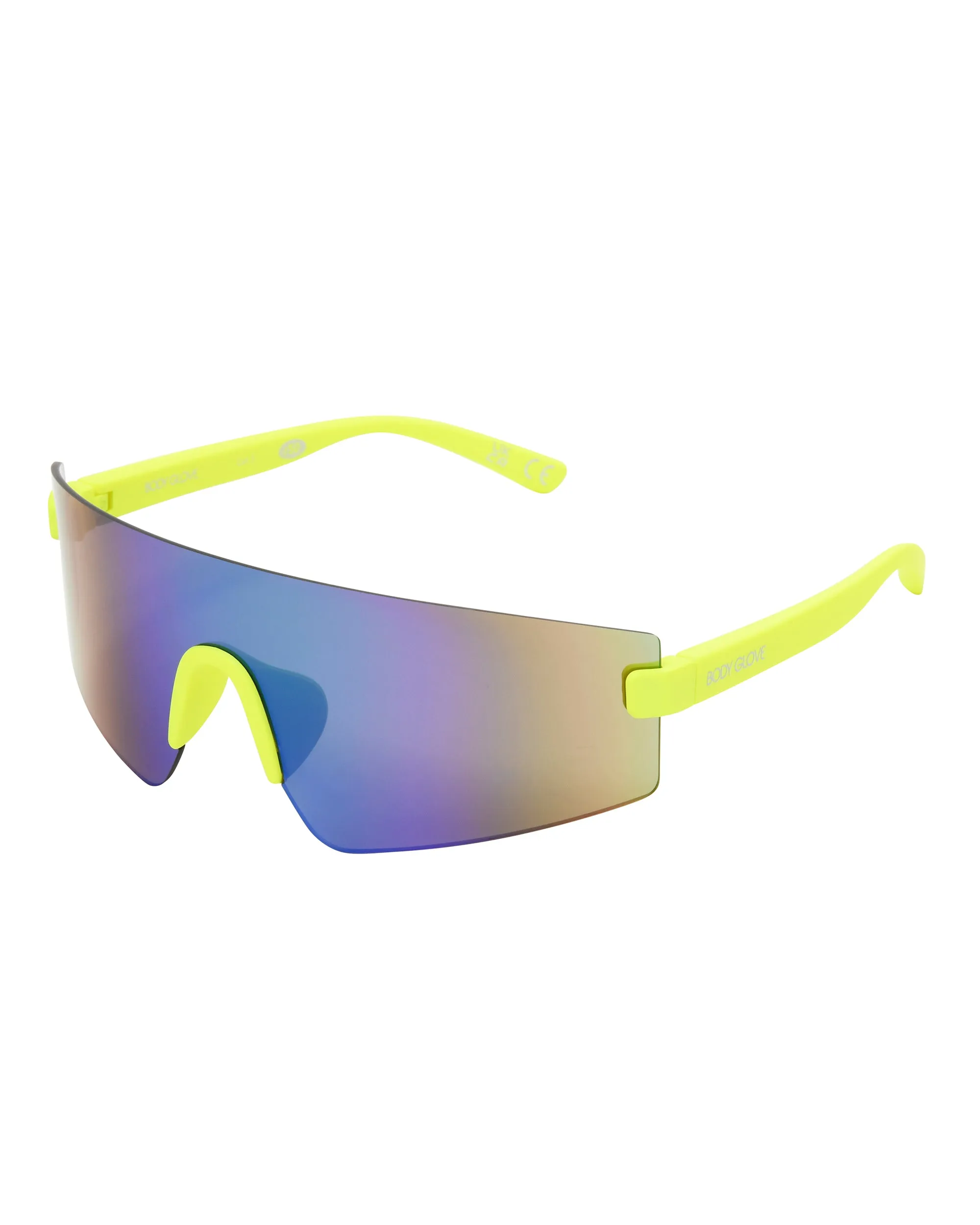 Vibez Rimless Shield Sunglasses - Neon Citron sold by Body Glove
