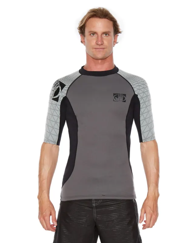 Men's Insotherm 0.5mm Titanium S/S Top - Black sold by Body Glove