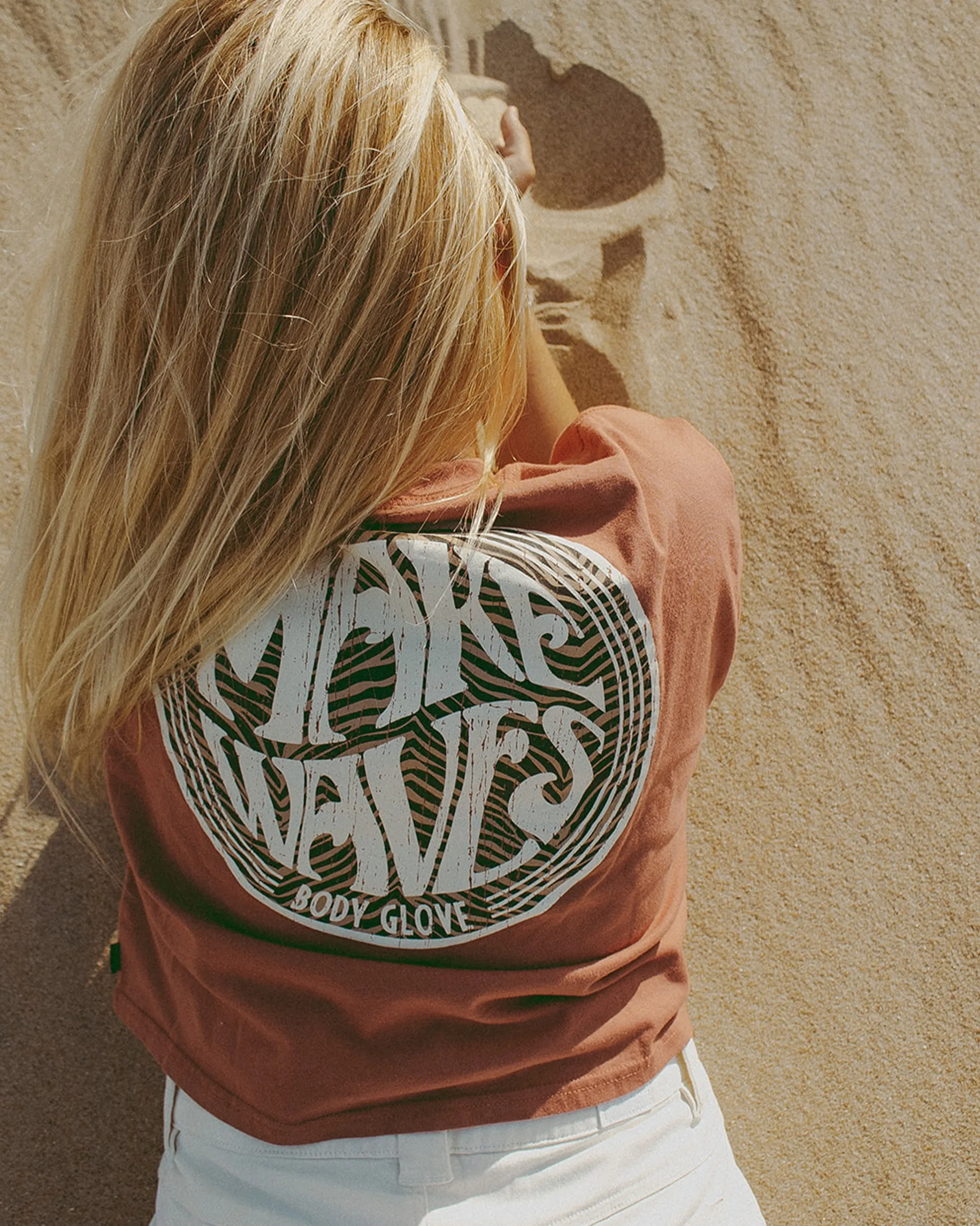 Make Waves T-Shirt - Spice sold by Body Glove