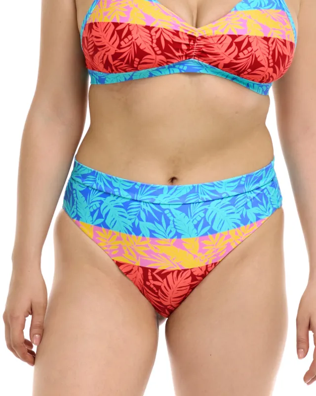 Shadow Marlee High-Waist Bikini Bottom - Multi sold by Body Glove
