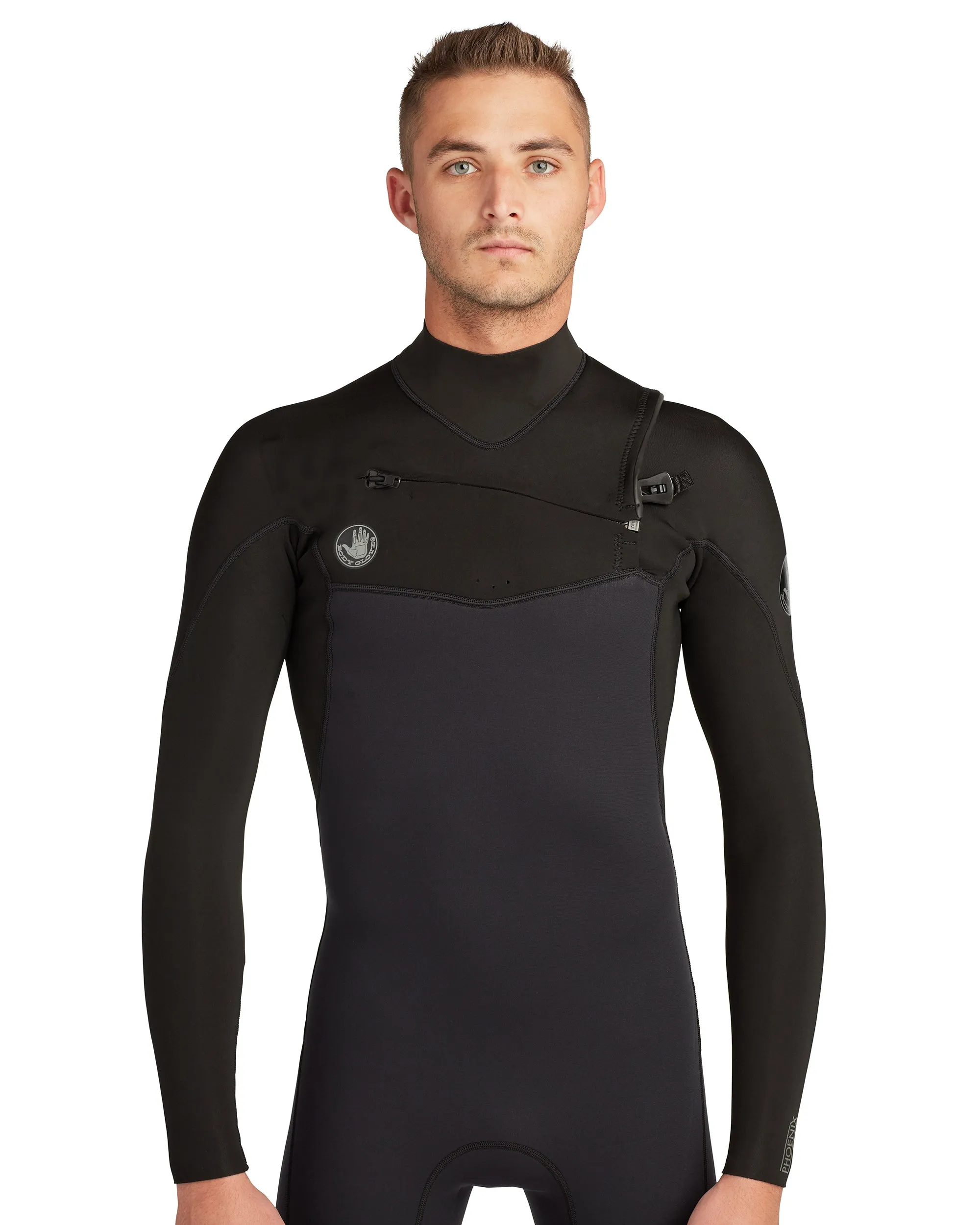 Phoenix 2mm Men's Chest-Zip L/S Springsuit - Black sold by Body Glove product image thumbnail 3