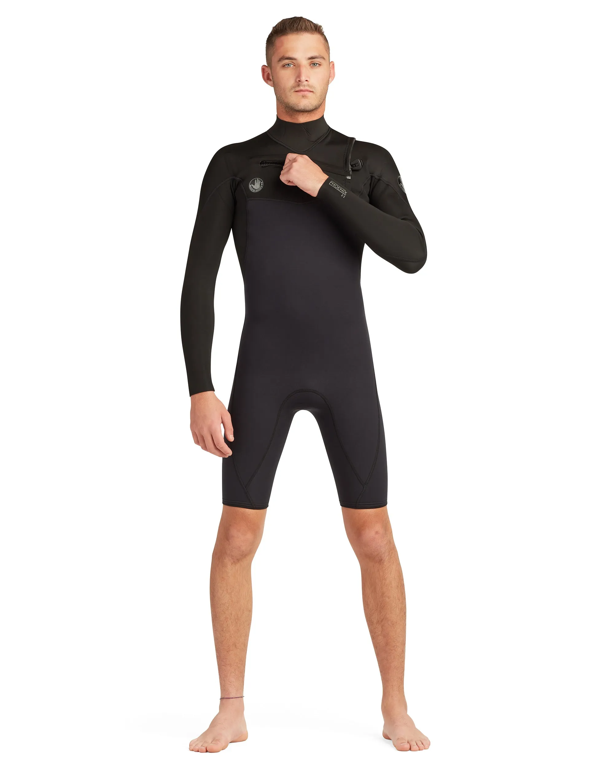 Phoenix 2mm Men's Chest-Zip L/S Springsuit - Black sold by Body Glove product image thumbnail 4