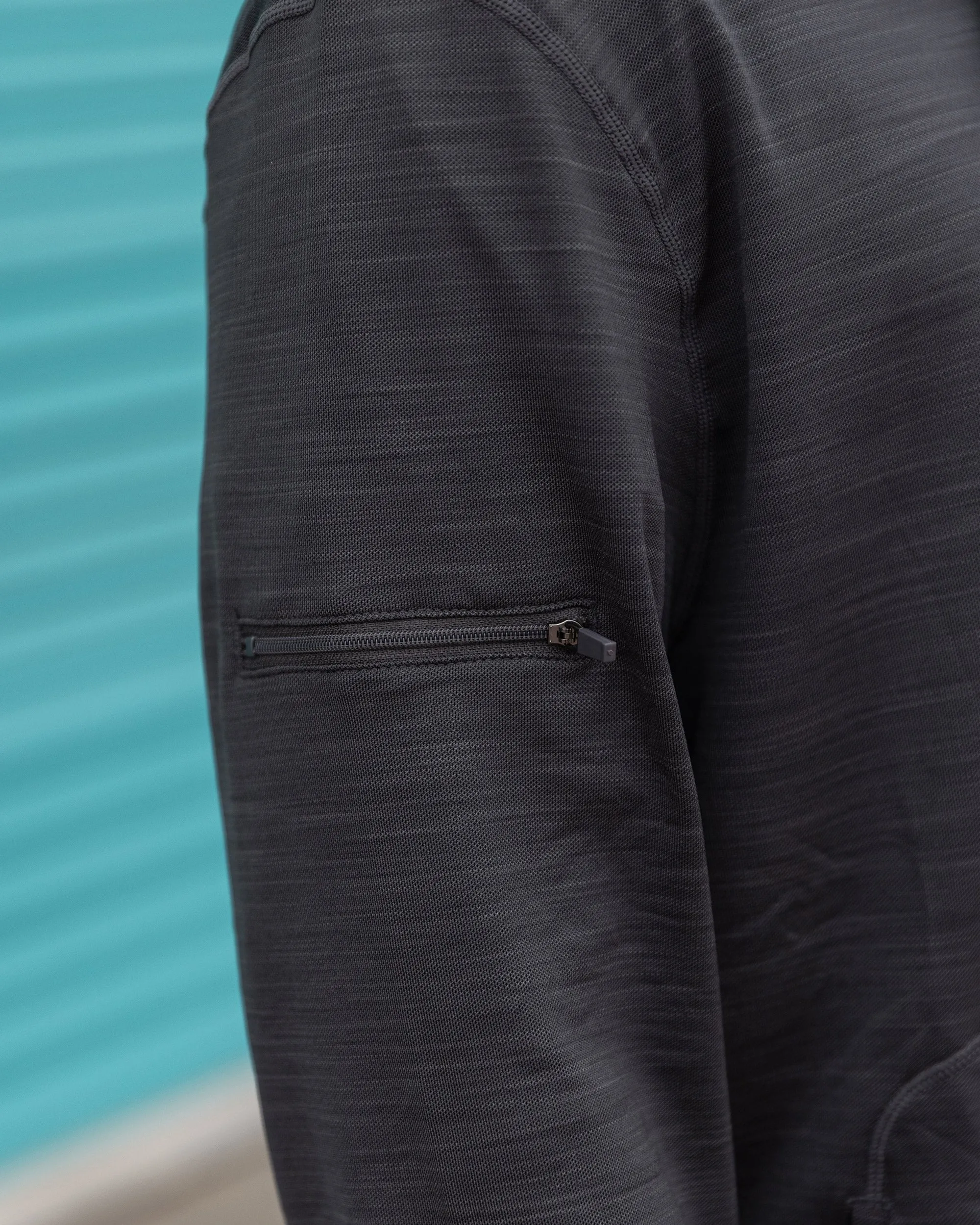 Men's Helm Hybrid Hoodie - Charcoal sold by Body Glove product image thumbnail 3