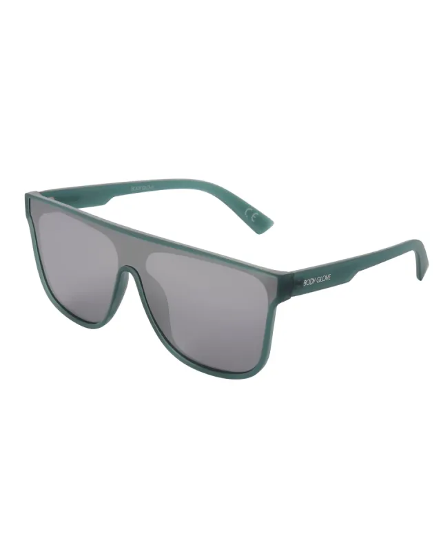 Toby Shield Sunglasses - Green sold by Body Glove