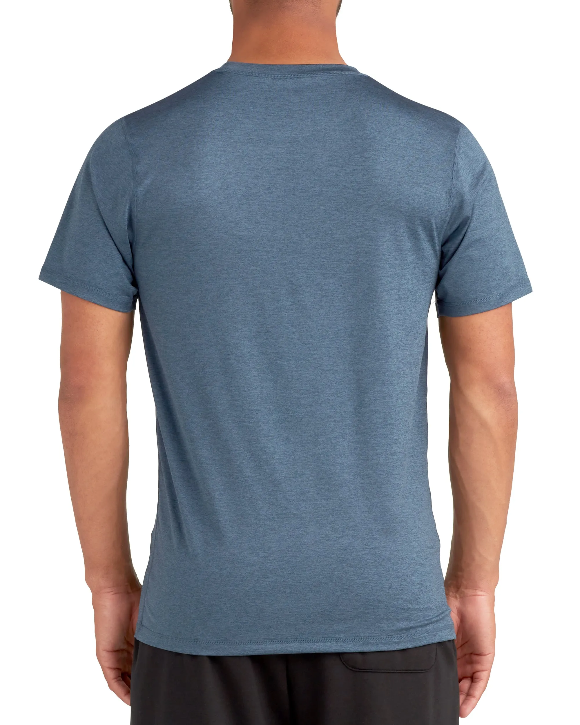 Offshore UPF Short-Sleeve Sun Shirt - Heather Navy sold by Body Glove product image thumbnail 2