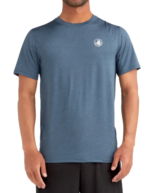 Offshore UPF Short-Sleeve Sun Shirt - Heather Navy sold by Body Glove