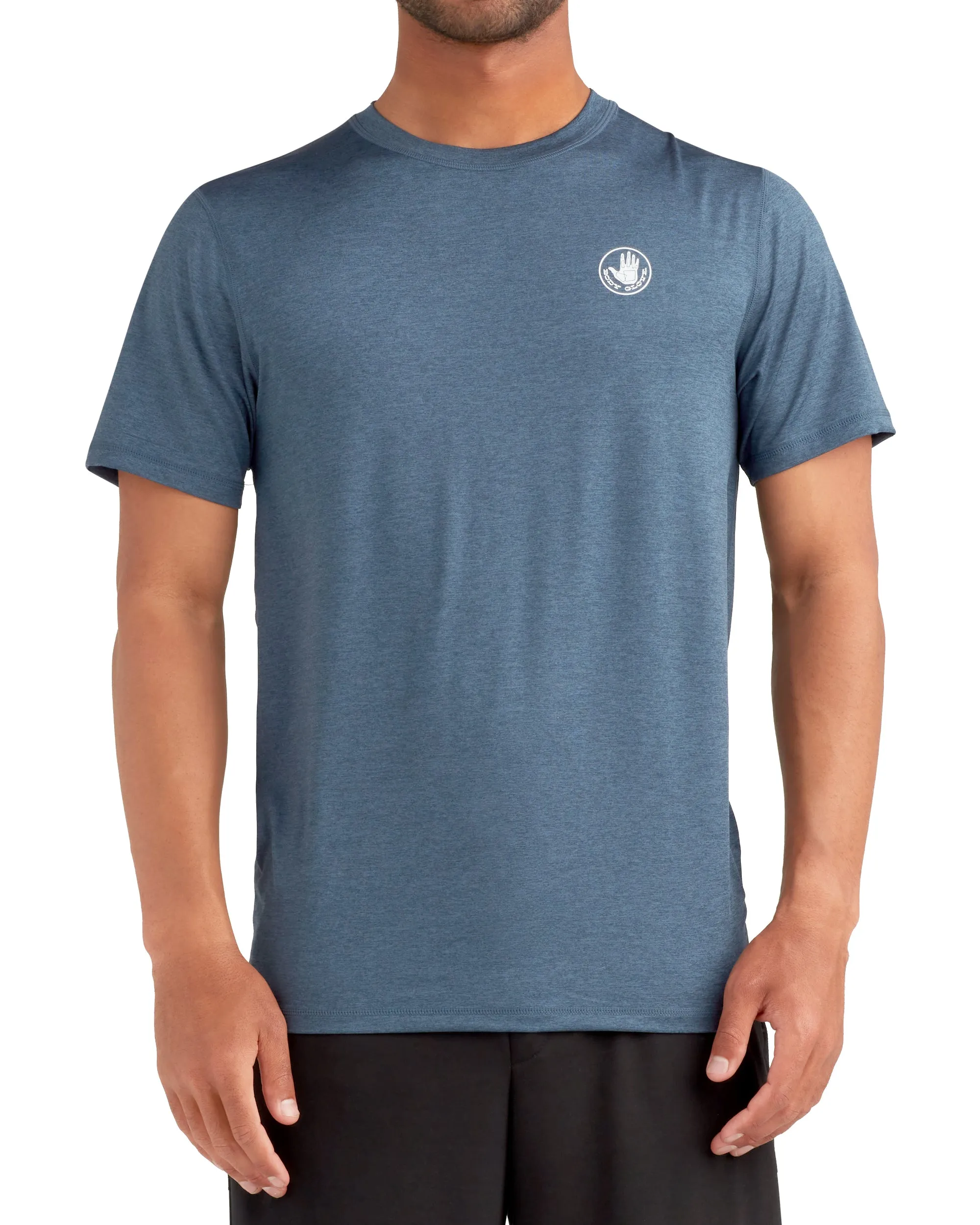 Offshore UPF Short-Sleeve Sun Shirt - Heather Navy sold by Body Glove