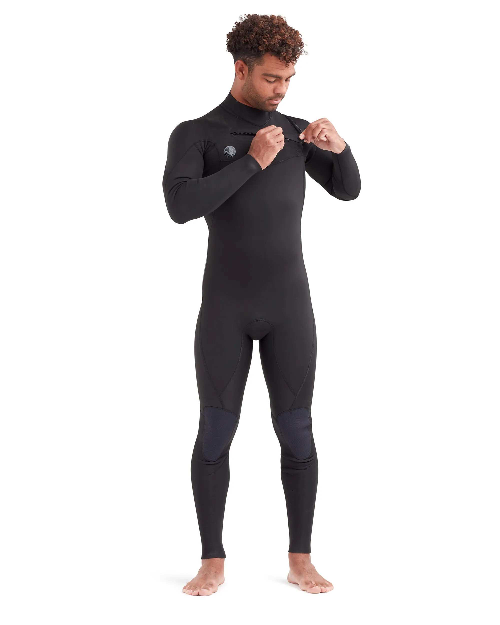 Phoenix 3/2mm Men's Chest-Zip Fullsuit - Black sold by Body Glove