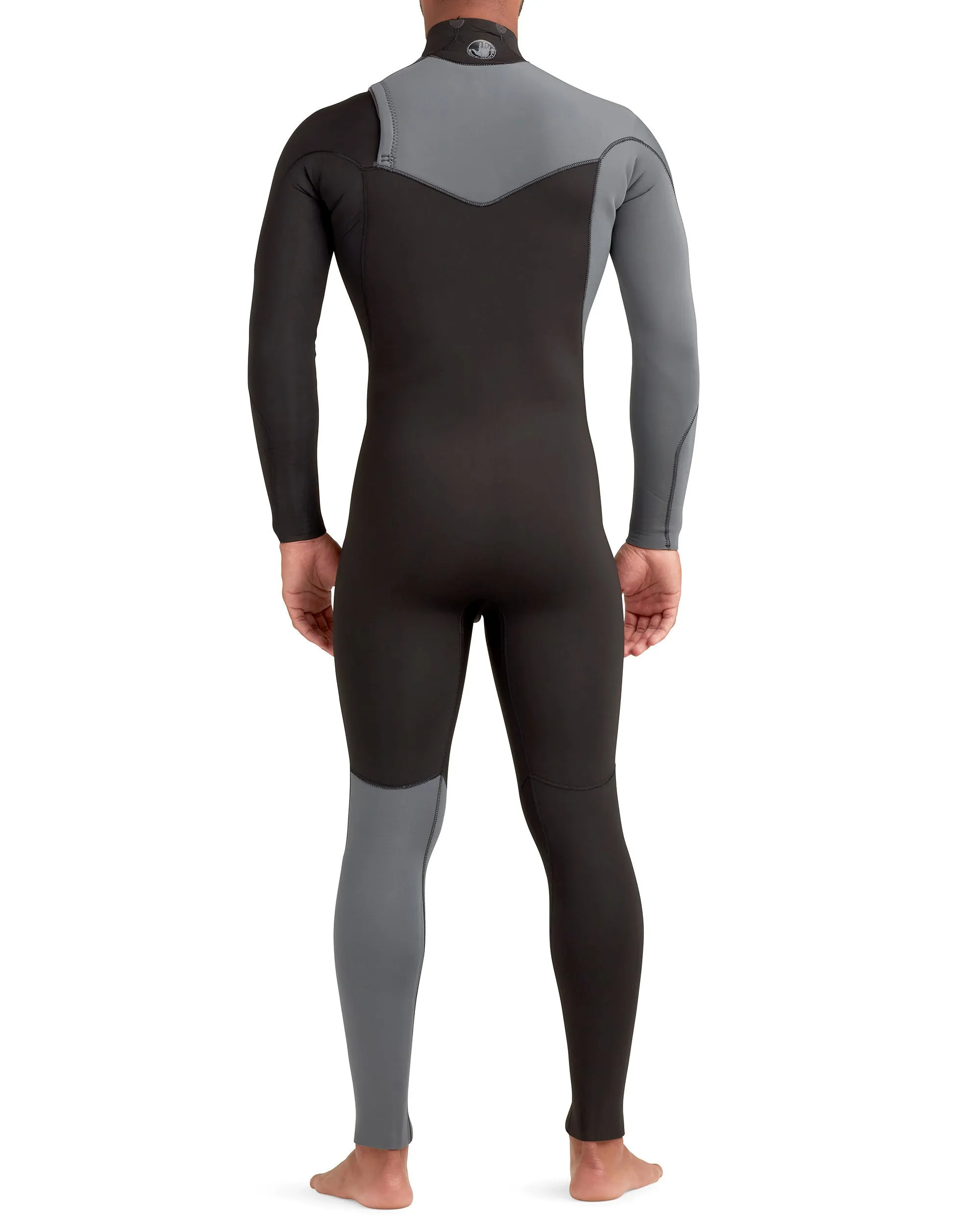 Variant 4/3mm Men's Chest-Zip Fullsuit - Grey/Black sold by Body Glove product image thumbnail 3