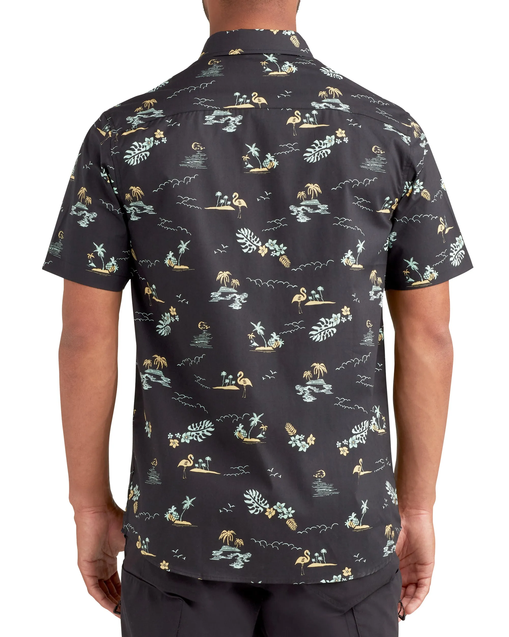 Island Vibe Button-Up Shirt - Black sold by Body Glove product image thumbnail 2