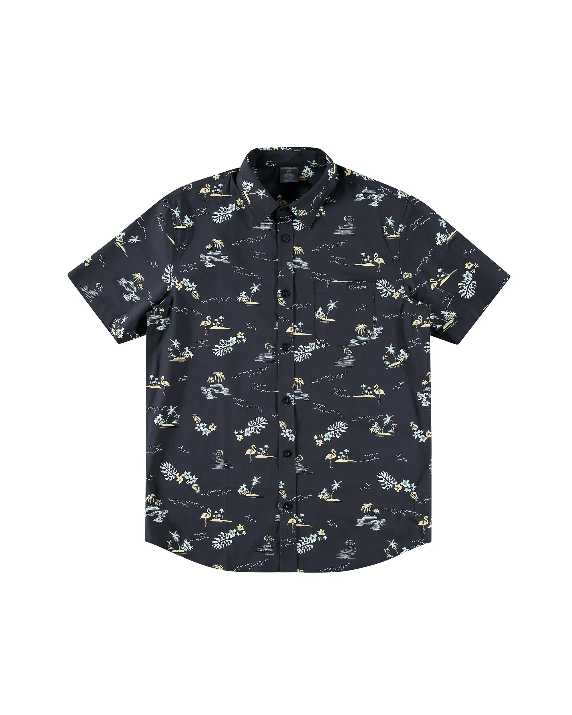 Island Vibe Button-Up Shirt - Black sold by Body Glove product image thumbnail 4