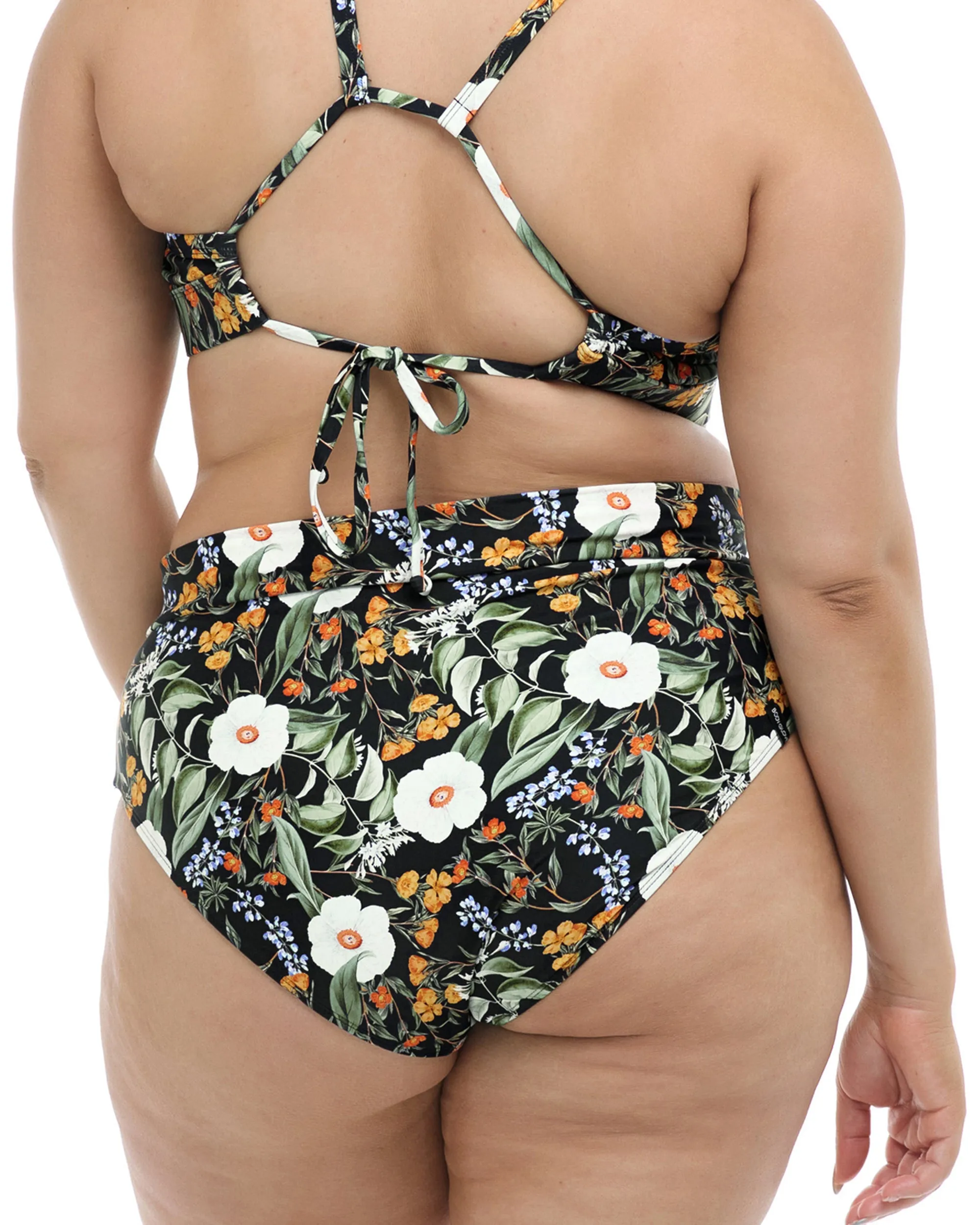 Inflorescence Plus-Size Woodstock Bikini Bottom - Black sold by Body Glove product image thumbnail 2