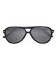 Backdoor Polarized Aviator Sunglasses - Black/Neon Citron sold by Body Glove