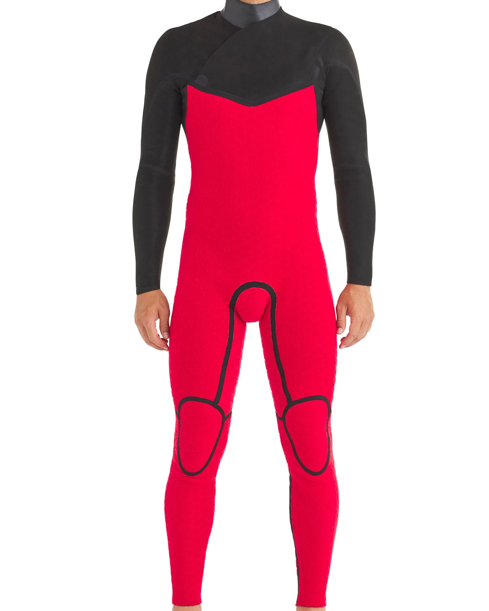 Red Cell 4/3mm Men's Chest-Zip Fullsuit - Black sold by Body Glove product image thumbnail 3