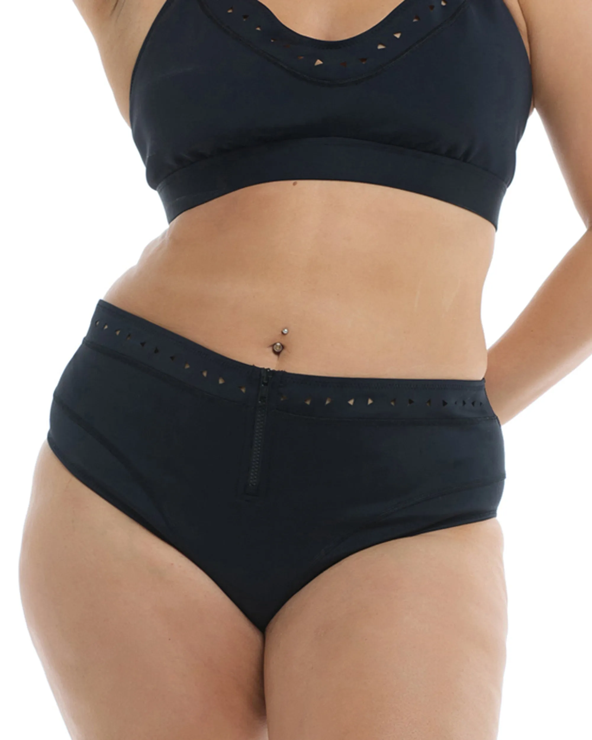 Constellation Marlee Plus Size High-Waist Bikini Bottom - Black sold by Body Glove product image thumbnail 4