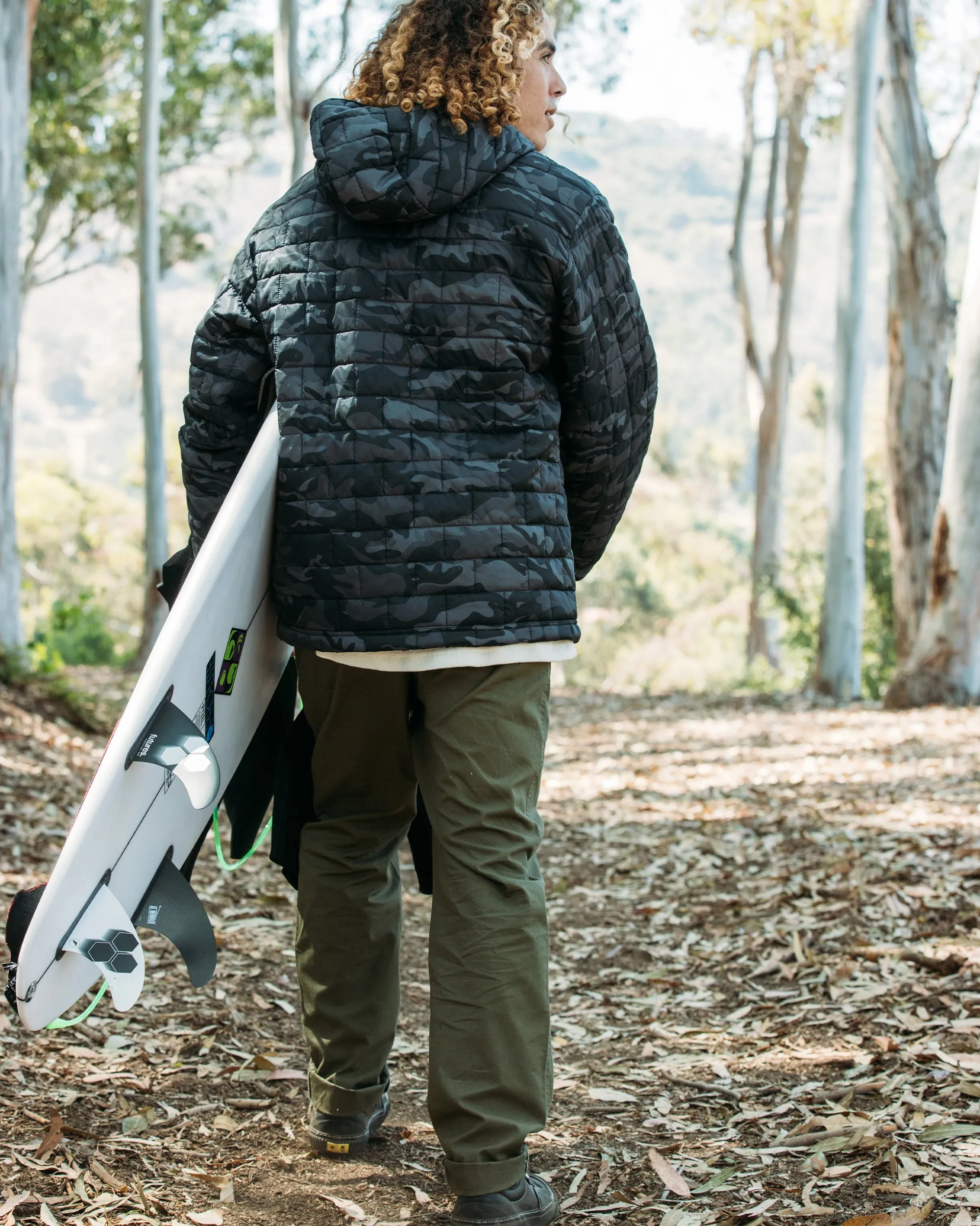 Heritage Hooded Puffer Jacket - Midnight Camo sold by Body Glove product image thumbnail 4