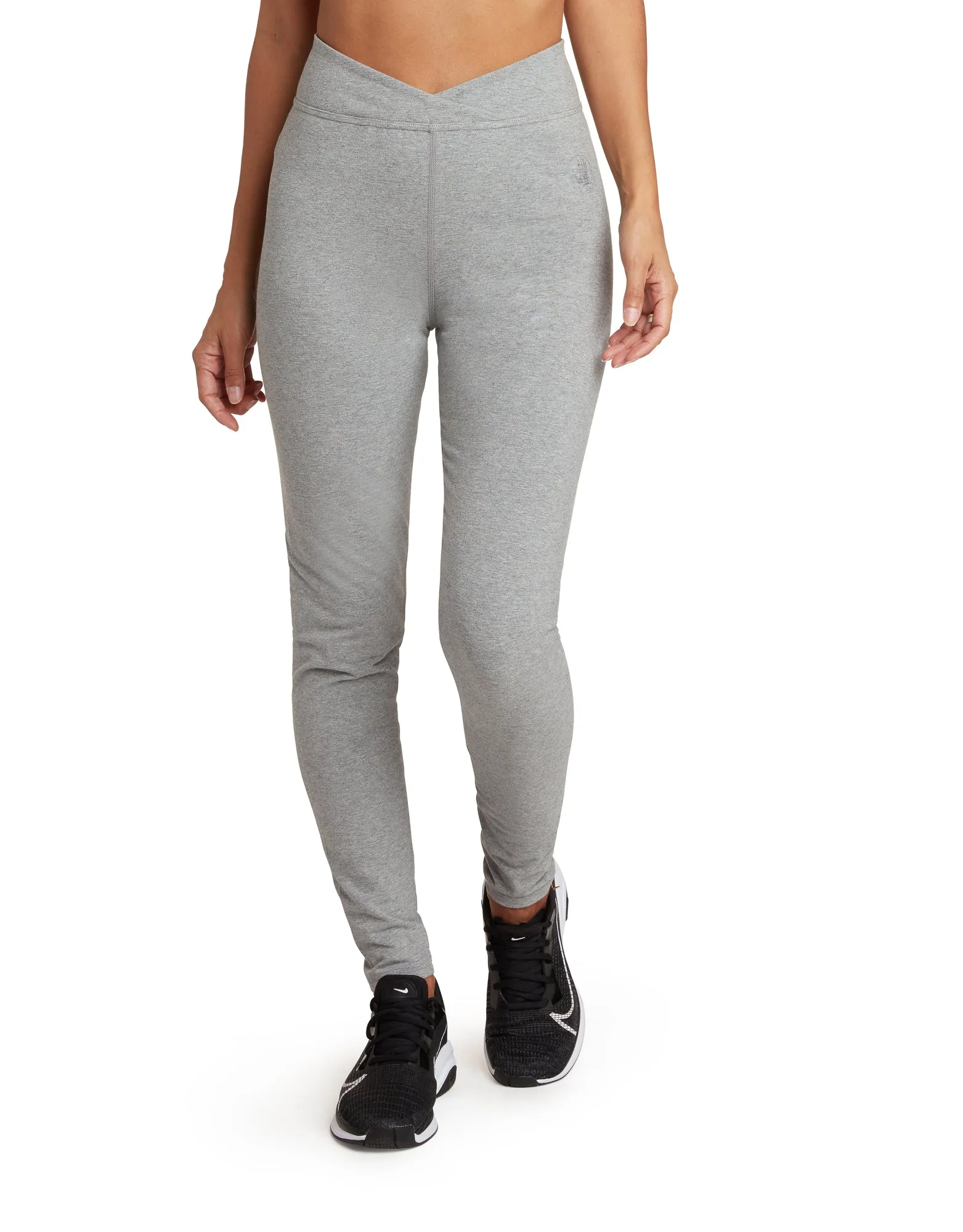 Say It Aint So High Waisted Legging - Heather Grey sold by Body Glove