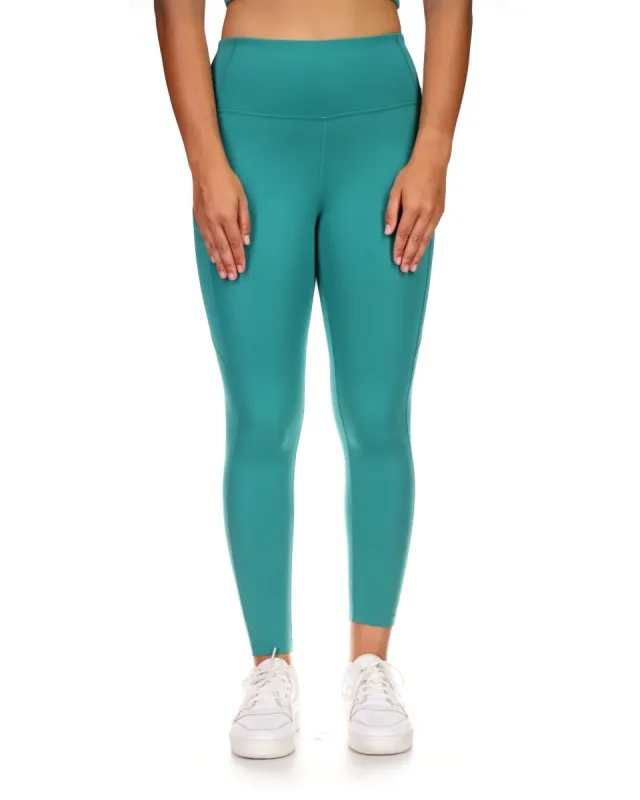 Motion 7/8 High-Rise Legging - Green sold by Body Glove