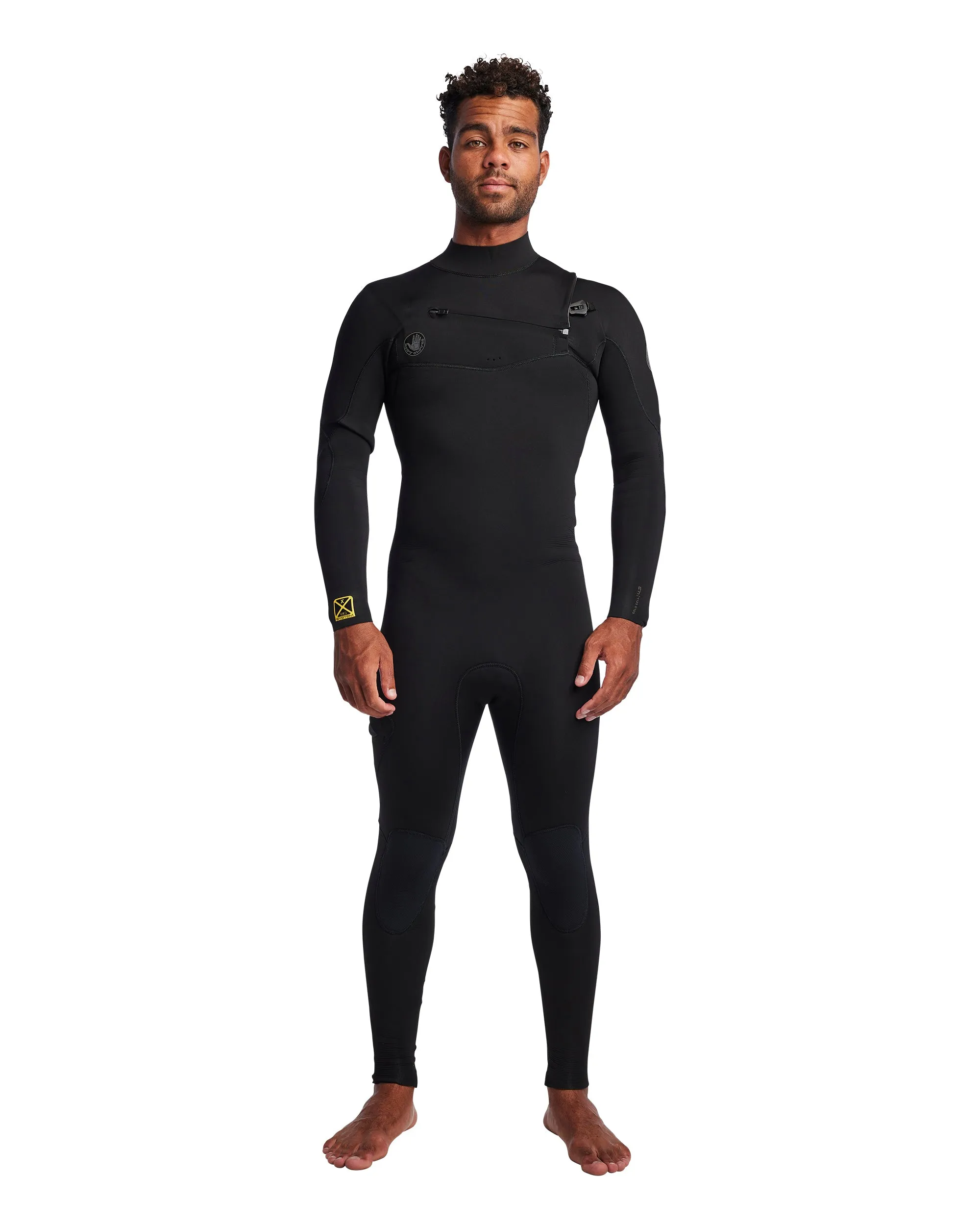 Men's Gold Cell 3/2mm Slant Zip Fullsuit - Black sold by Body Glove
