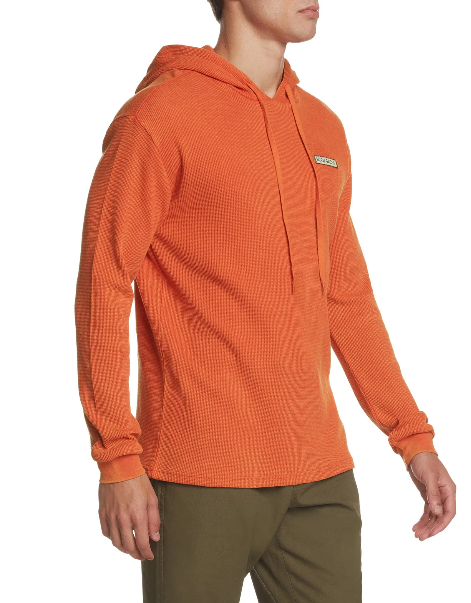 Stand Out Long-Sleeve Thermal with Hoodie - Burnt Brick sold by Body Glove product image thumbnail 3
