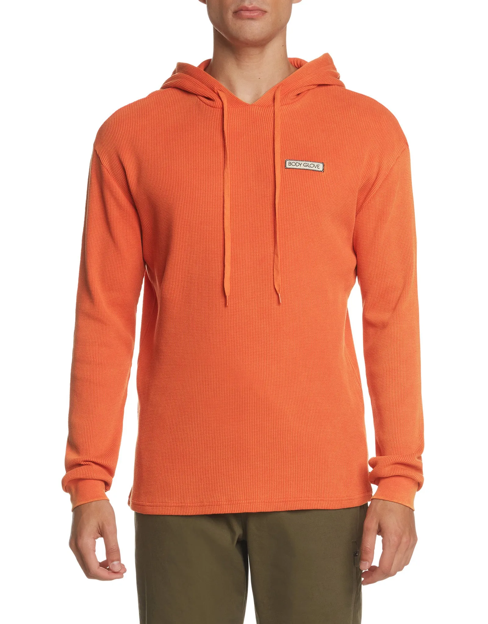Stand Out Long-Sleeve Thermal with Hoodie - Burnt Brick sold by Body Glove product image thumbnail 2