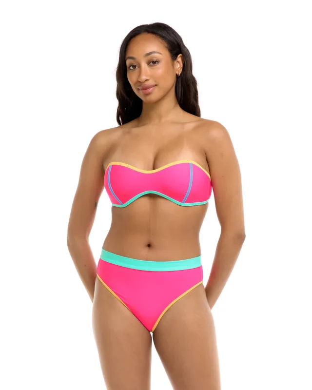 Vibration Tainted Love Retro Bandeau - Bubble Gum sold by Body Glove