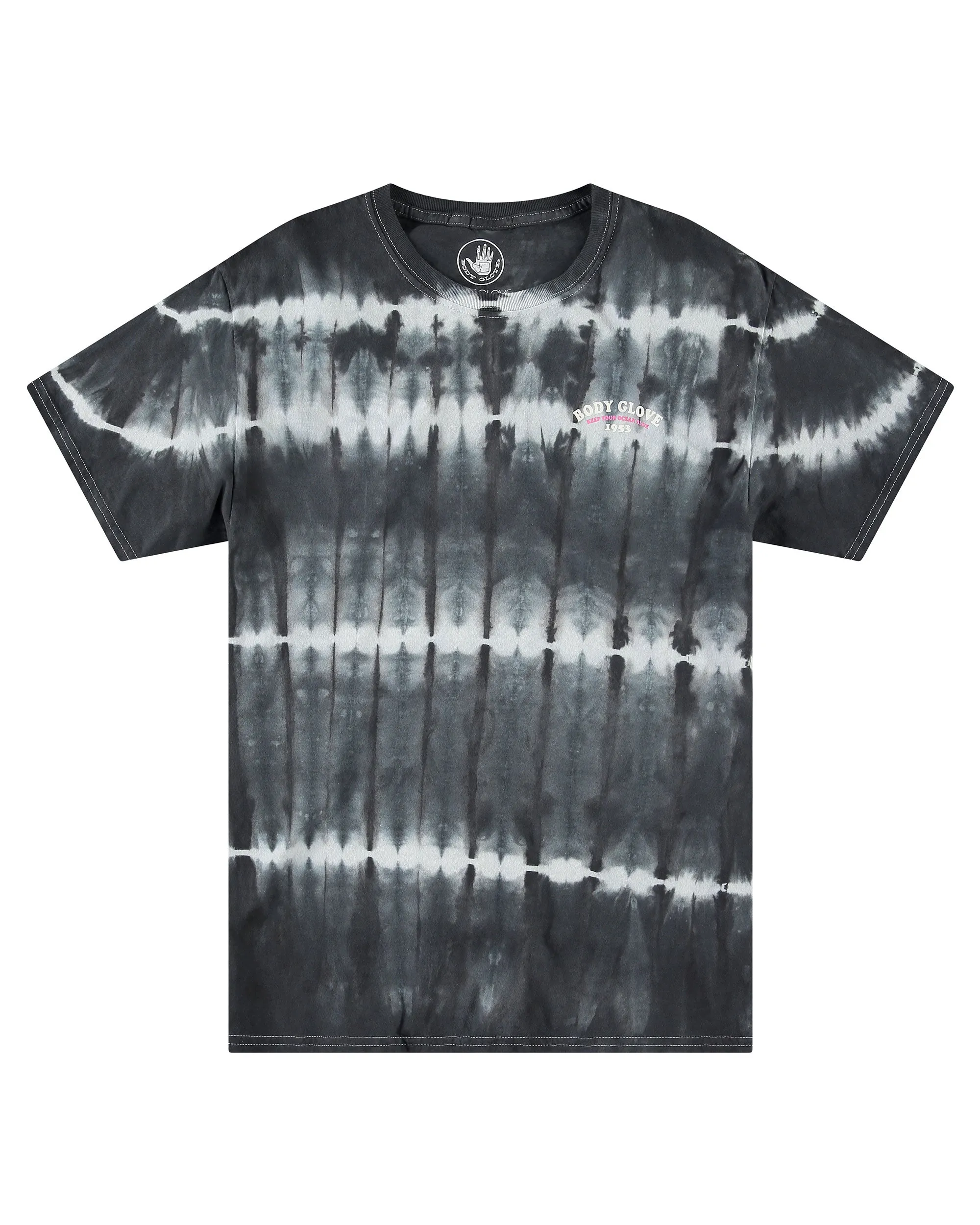 Waterborne Tie-Dye Short-Sleeved T-shirt - Black/White sold by Body Glove product image thumbnail 4