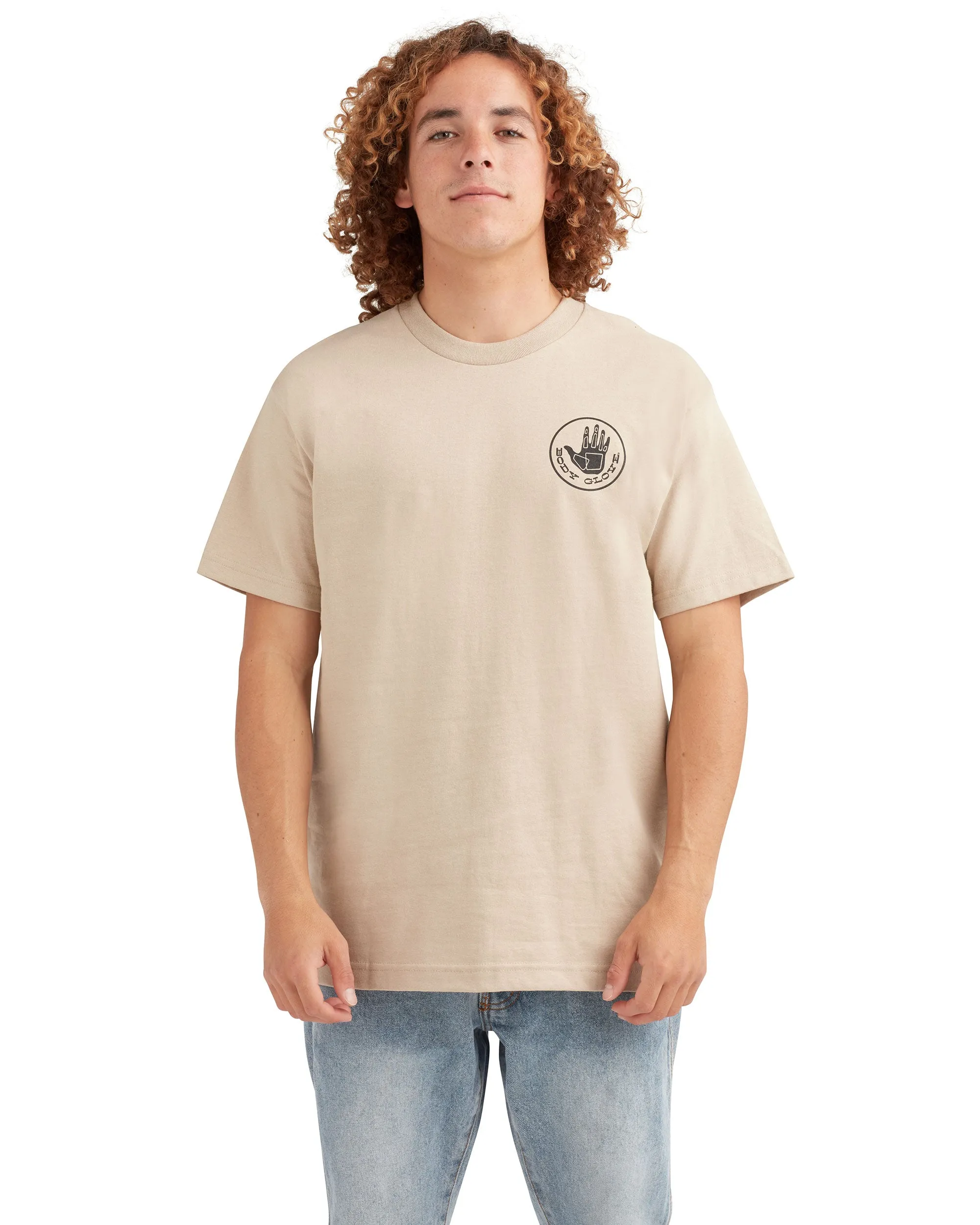 Heritage Short-Sleeved T-Shirt - Sand Black Logo sold by Body Glove product image thumbnail 3