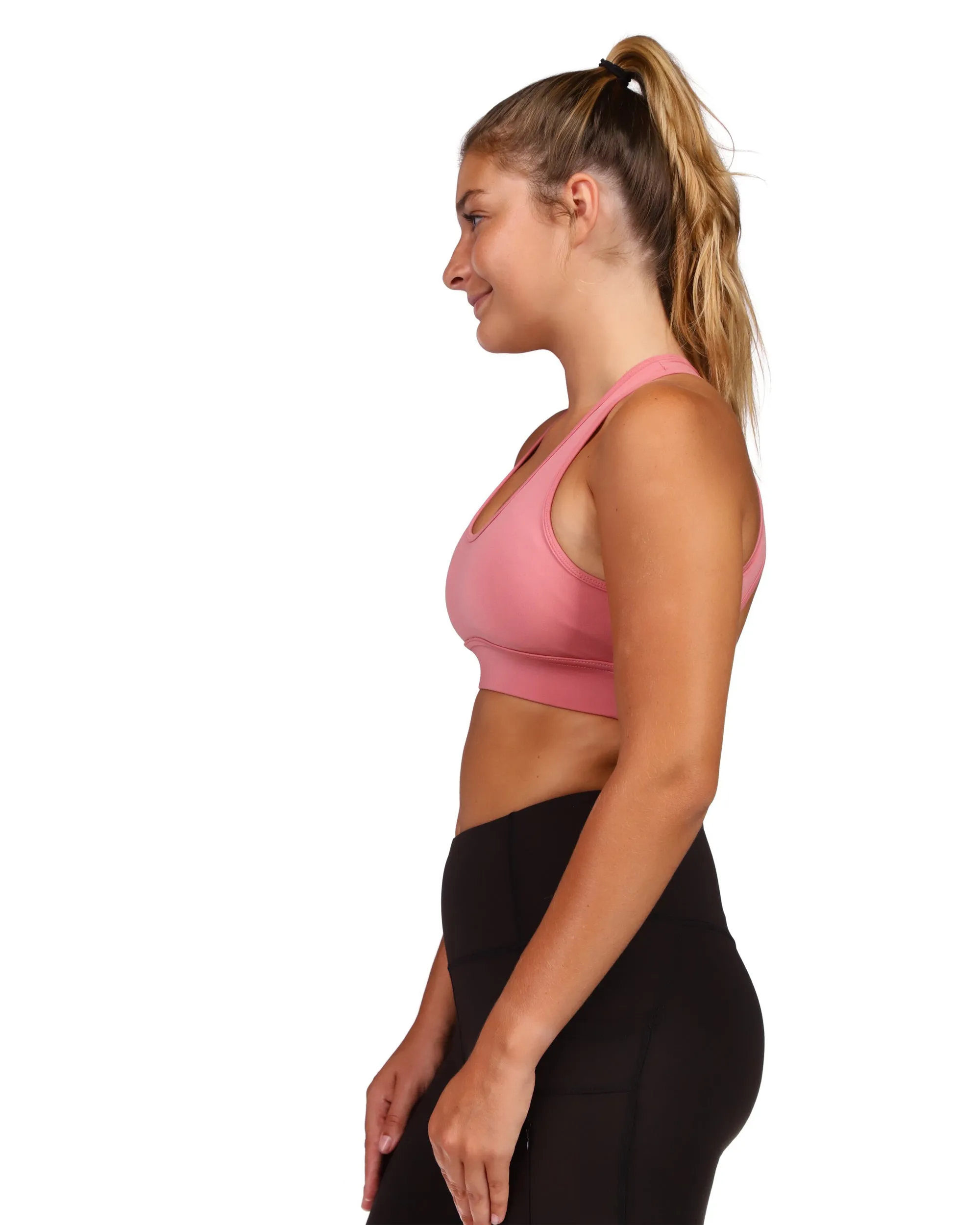 Composed Cross-Back Straps Sports Bra - Pink sold by Body Glove product image thumbnail 3