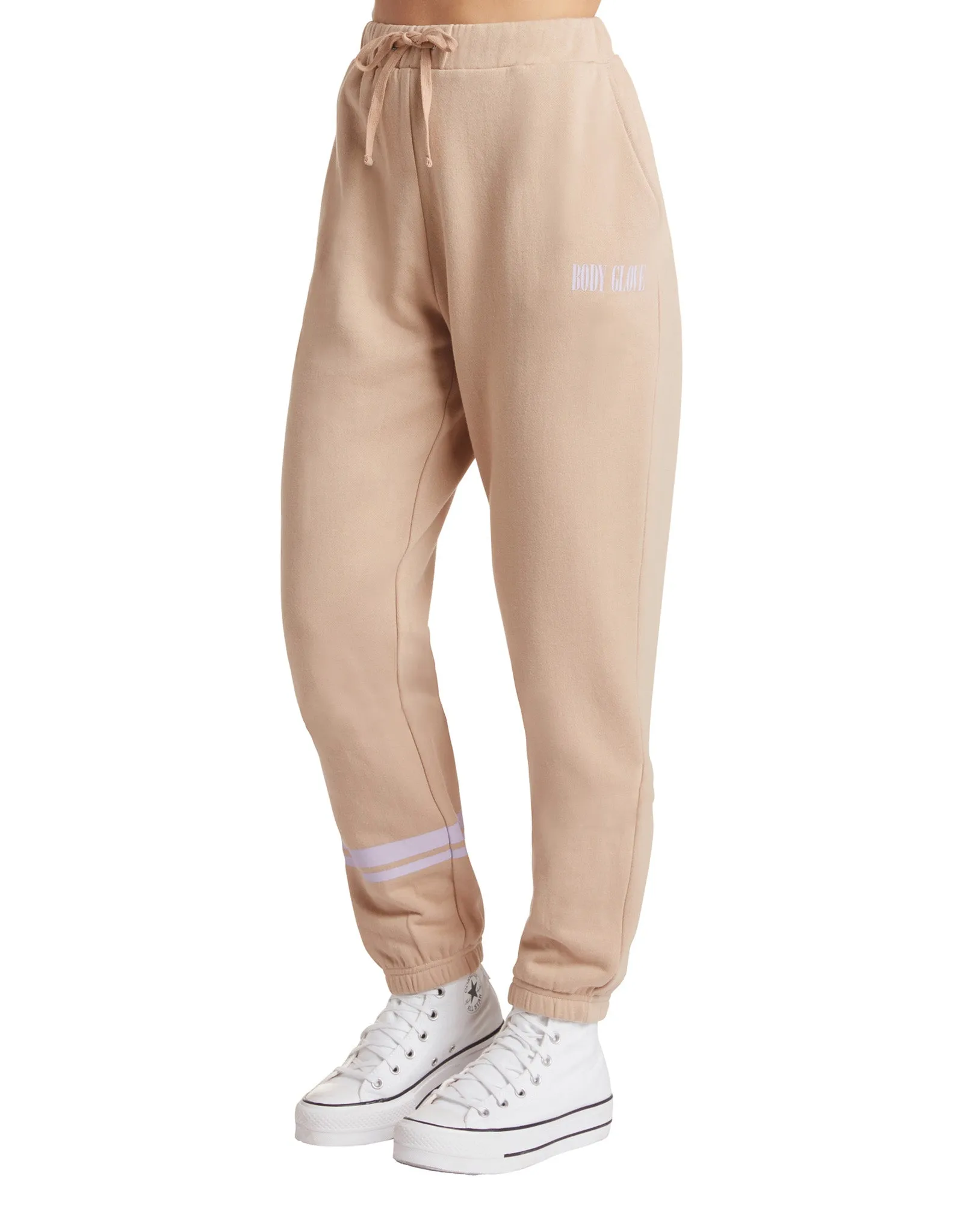 Laid Back Mid-Rise Fleece Jogger Pant - Mushroom sold by Body Glove product image thumbnail 3