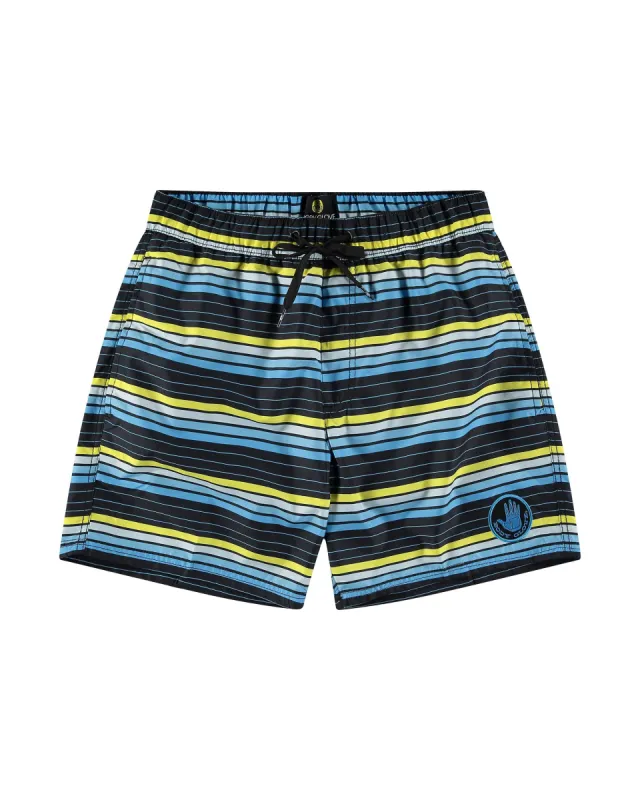 Men's 17-inch Seaside Swim Short - Neon Blue sold by Body Glove