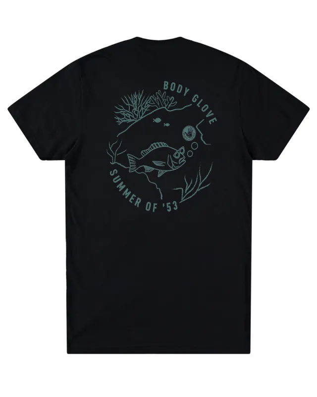 Men's Summer of '53 Graphic T-Shirt - Black sold by Body Glove