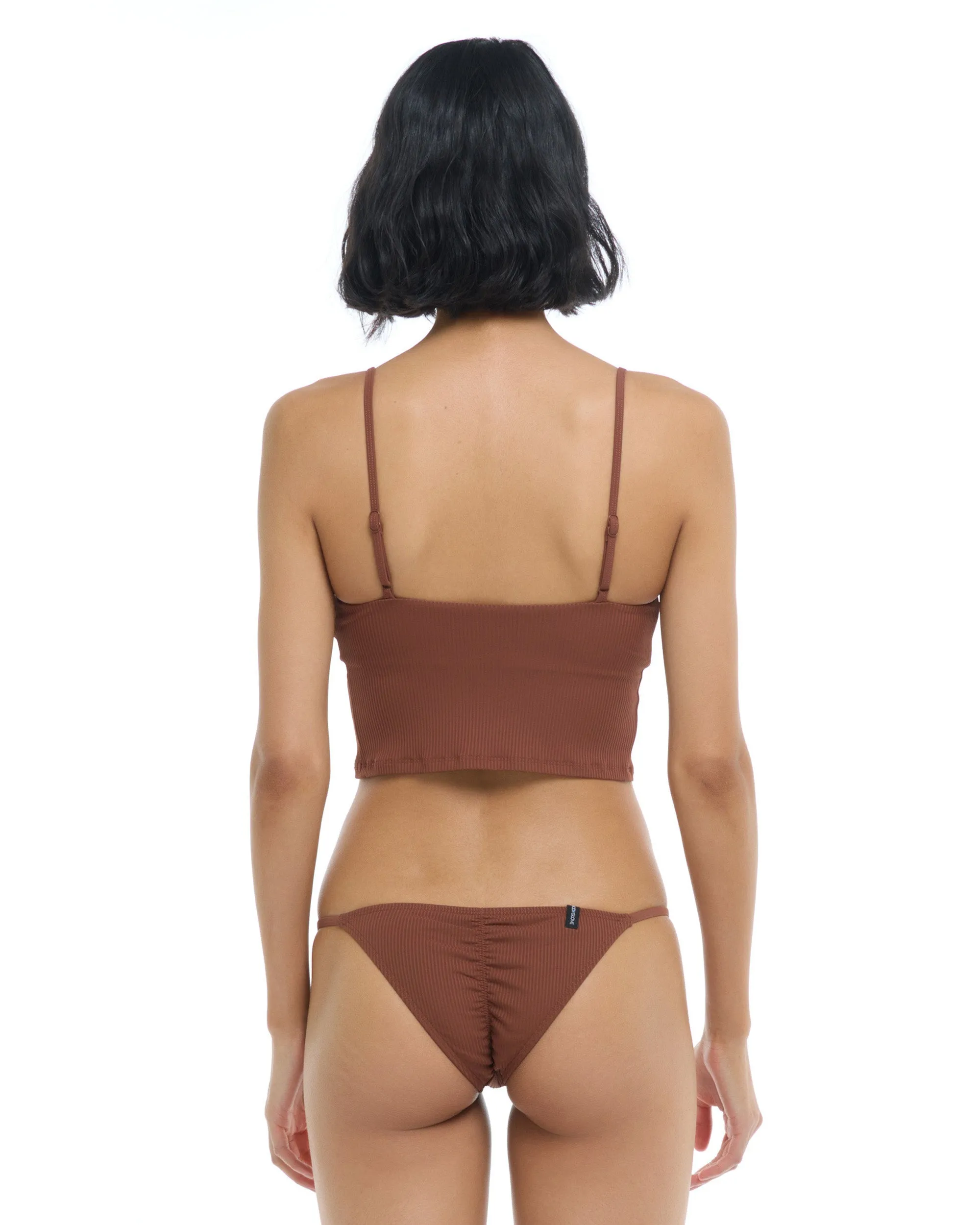 Ibiza Norah Swim Crop Top - Brown sold by Body Glove product image thumbnail 2