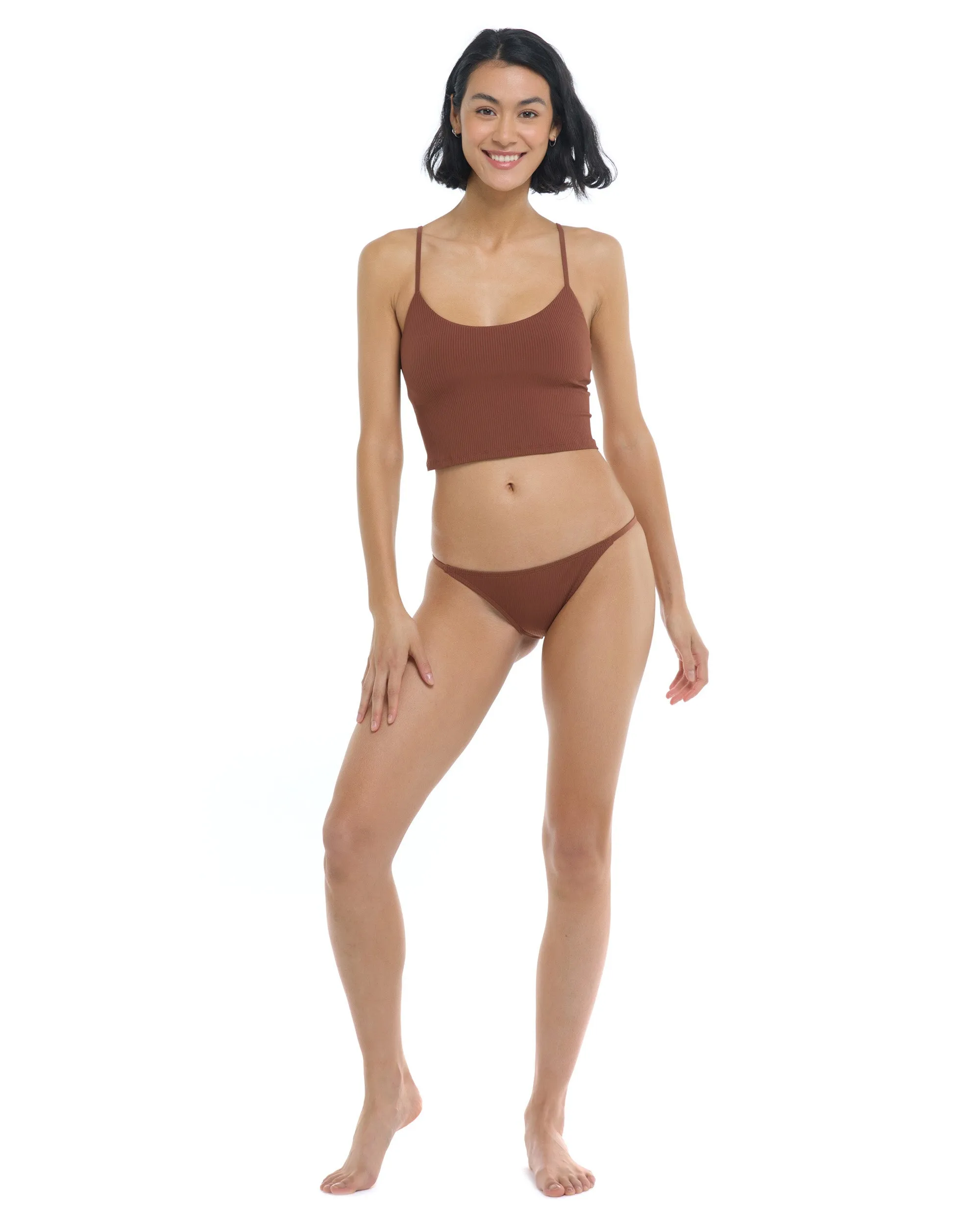 Ibiza Norah Swim Crop Top - Brown sold by Body Glove product image thumbnail 3