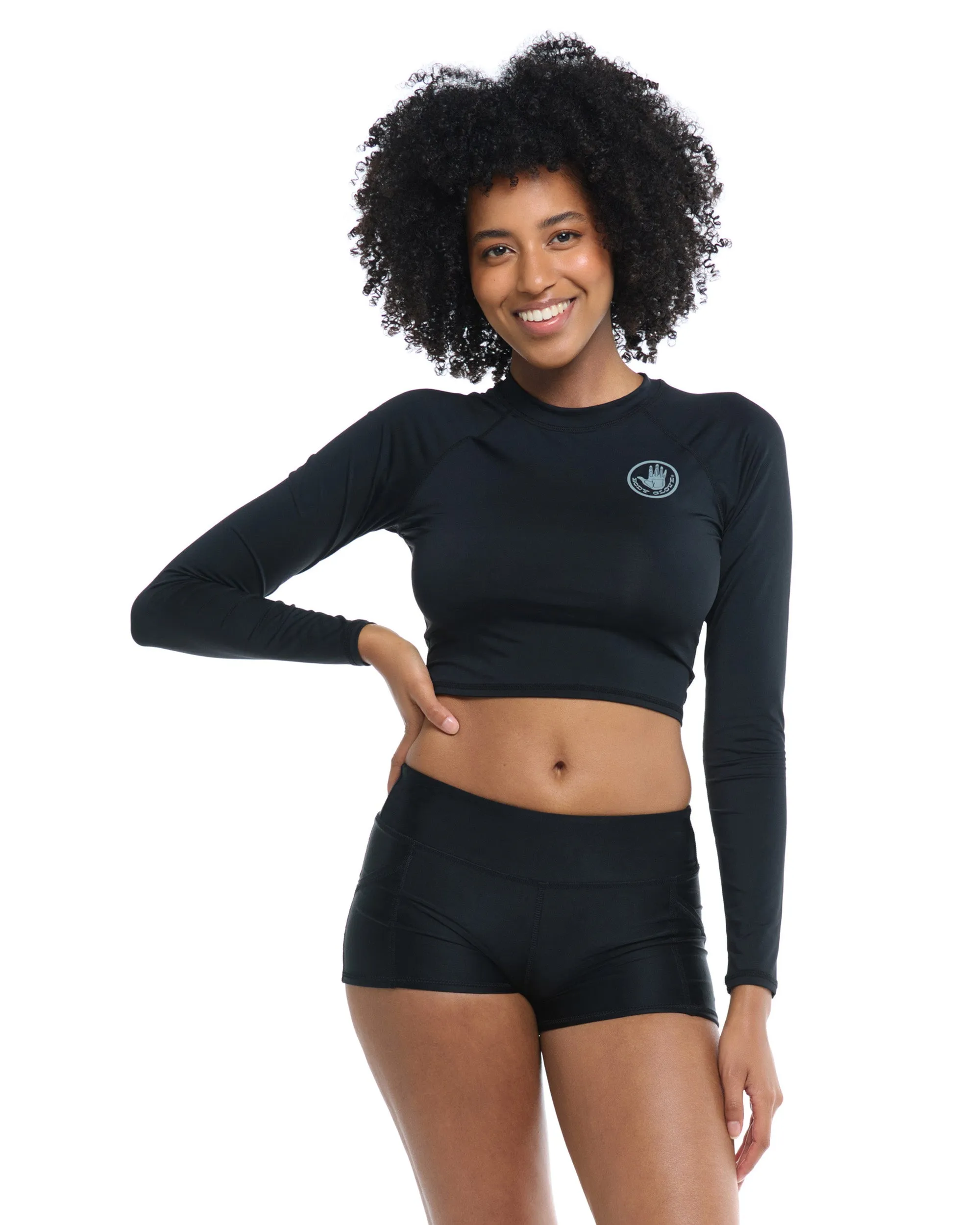 Smoothies Let It Be Cross-Over Rash Guard - Black sold by Body Glove product image thumbnail 3
