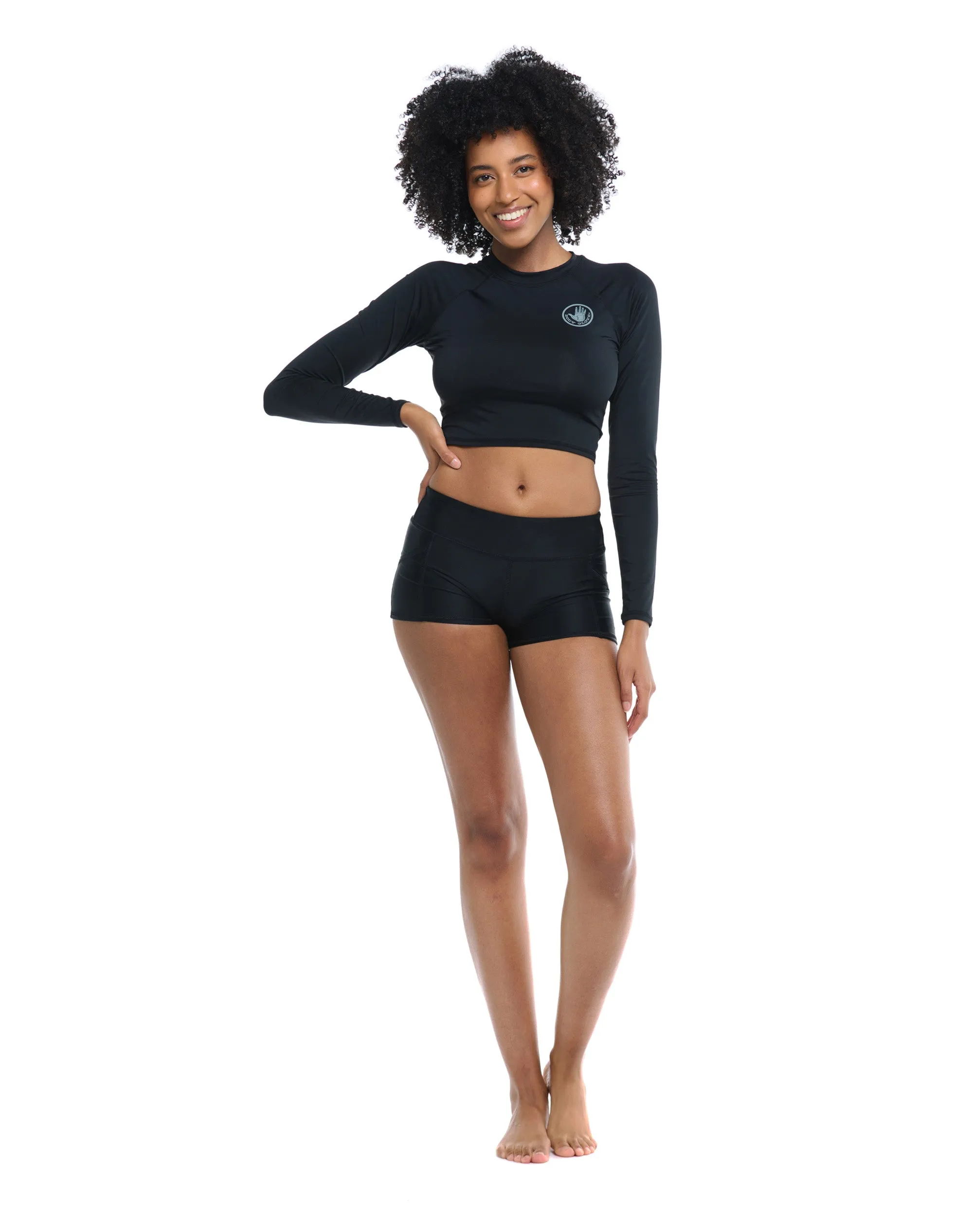 Smoothies Let It Be Cross-Over Rash Guard - Black sold by Body Glove product image thumbnail 2