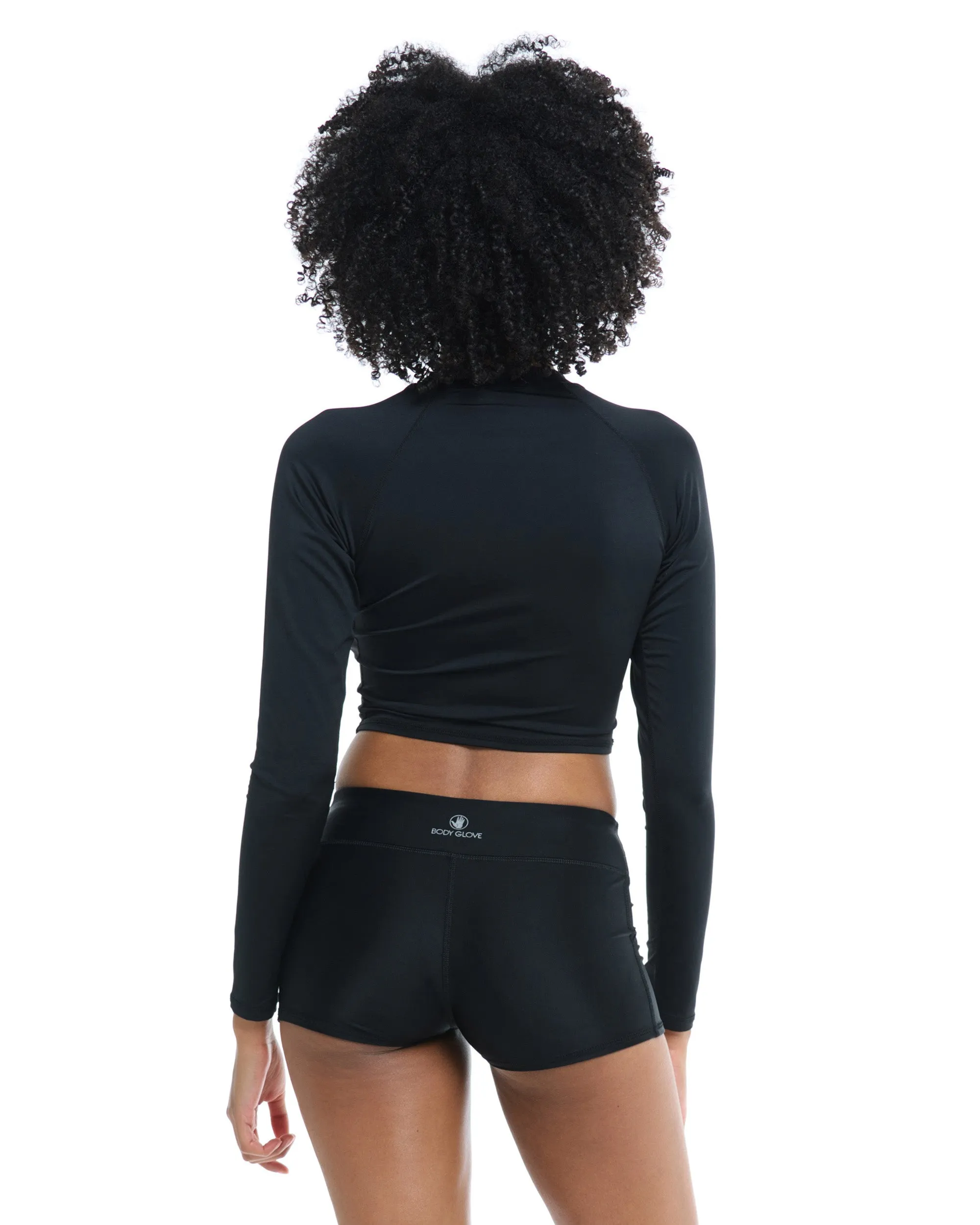 Smoothies Let It Be Cross-Over Rash Guard - Black sold by Body Glove product image thumbnail 5