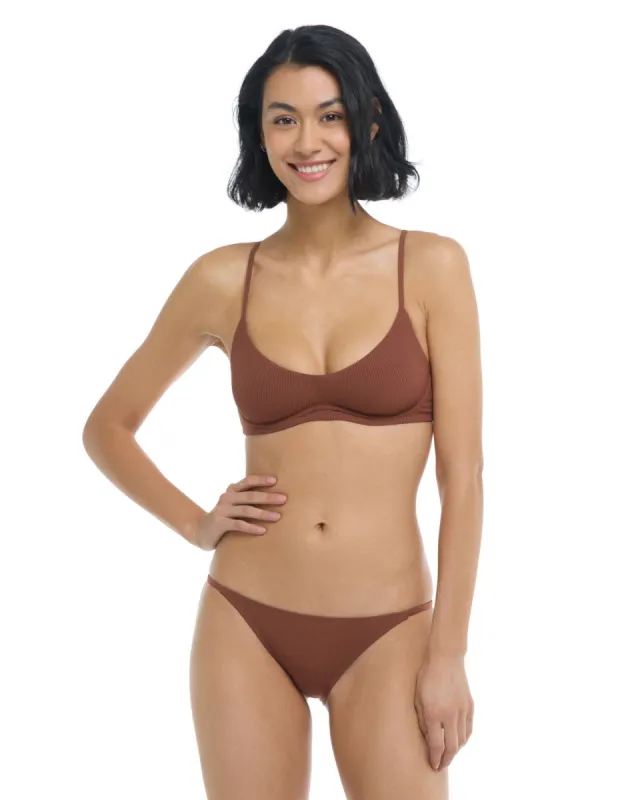 Ibiza Palmer Underwire Bikini Top - Brown sold by Body Glove