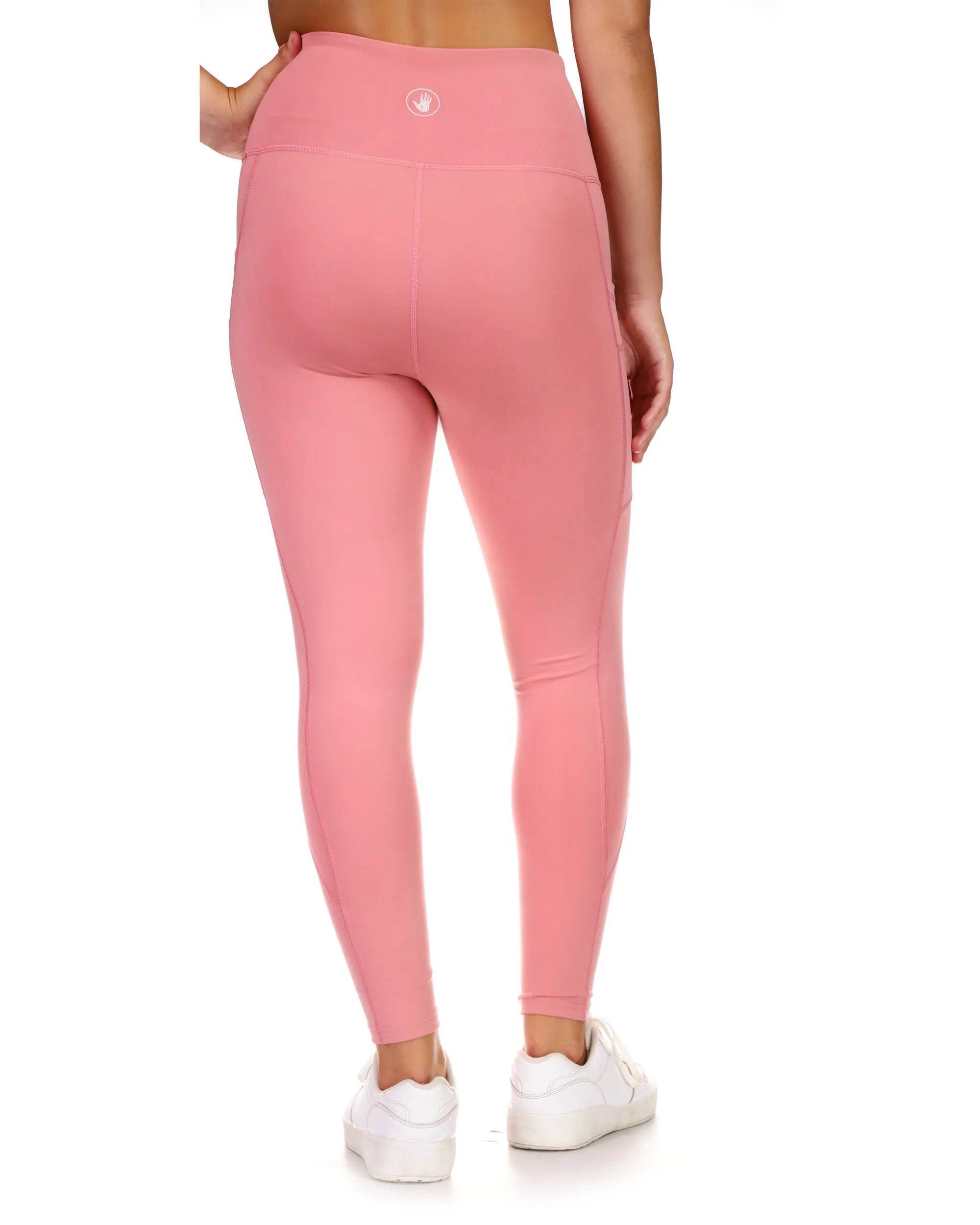 Breezy 7/8 High-Rise Legging w/ Zippered Pockets - Pink sold by Body Glove product image thumbnail 3
