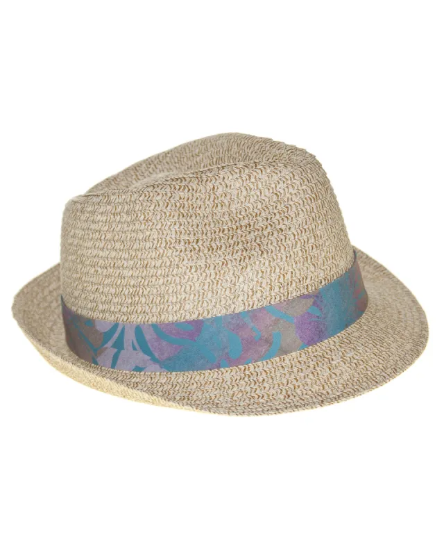 Paper Fedora Hat - Blue Palm sold by Body Glove