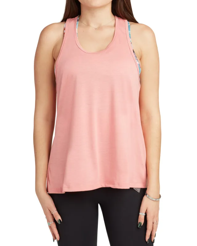 Inhale Racerback Tank Top - Peach sold by Body Glove