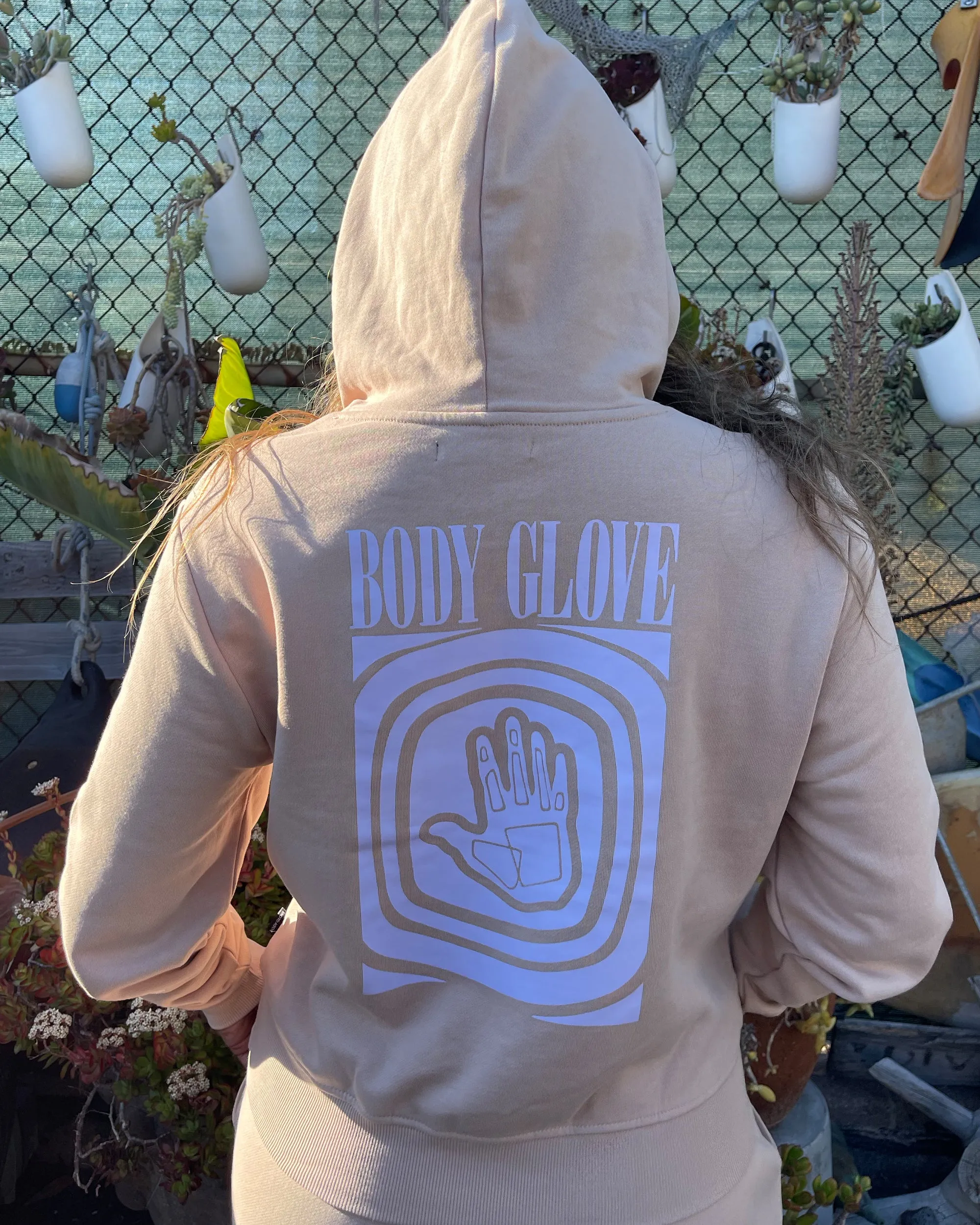 Laid Back Cropped Hoodie - Mushroom sold by Body Glove product image thumbnail 2