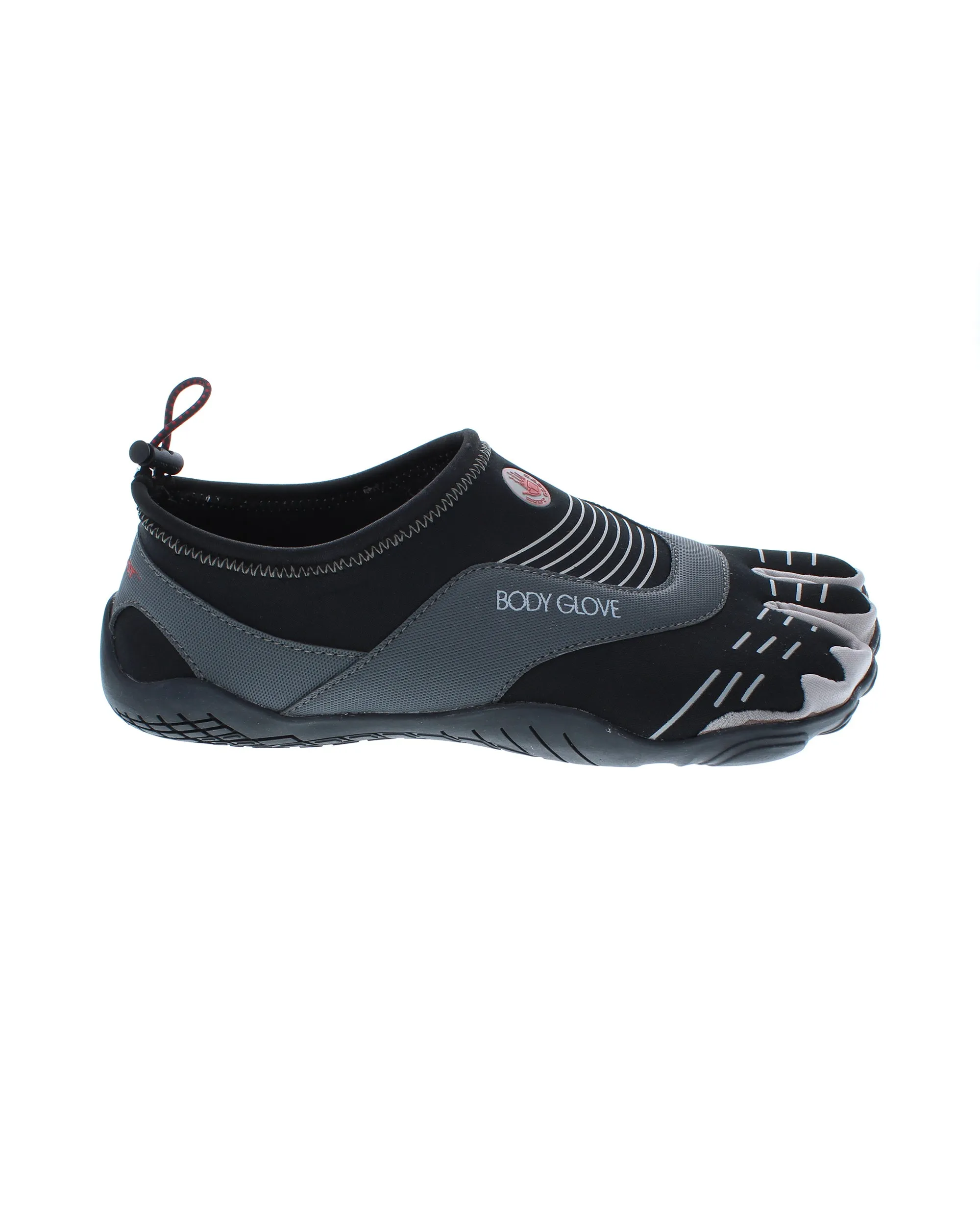 Men's 3T Barefoot Cinch Water Shoes - Black/Rio Red sold by Body Glove